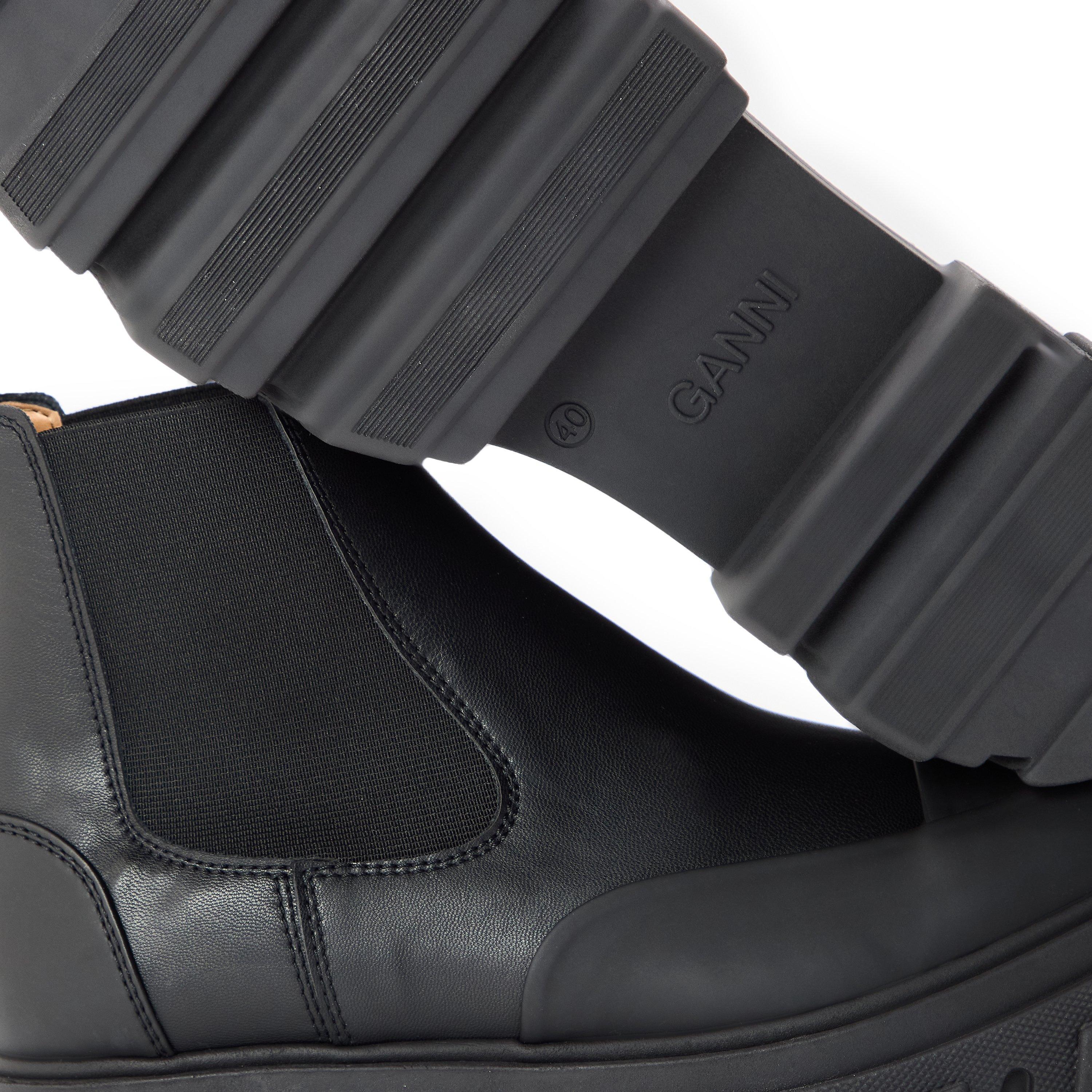 Black - Ganni - Ganni Low Chelsea Bt Ld62 - 3