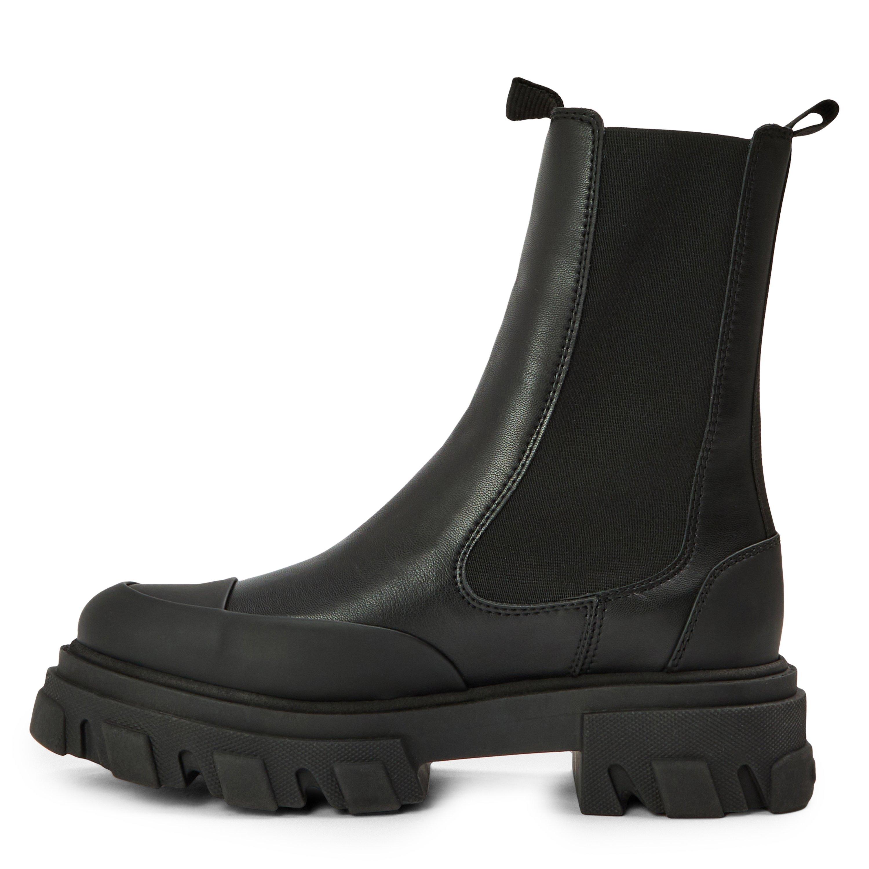 Black - Ganni - Ganni Mid Chels Boot Ld62 - 2