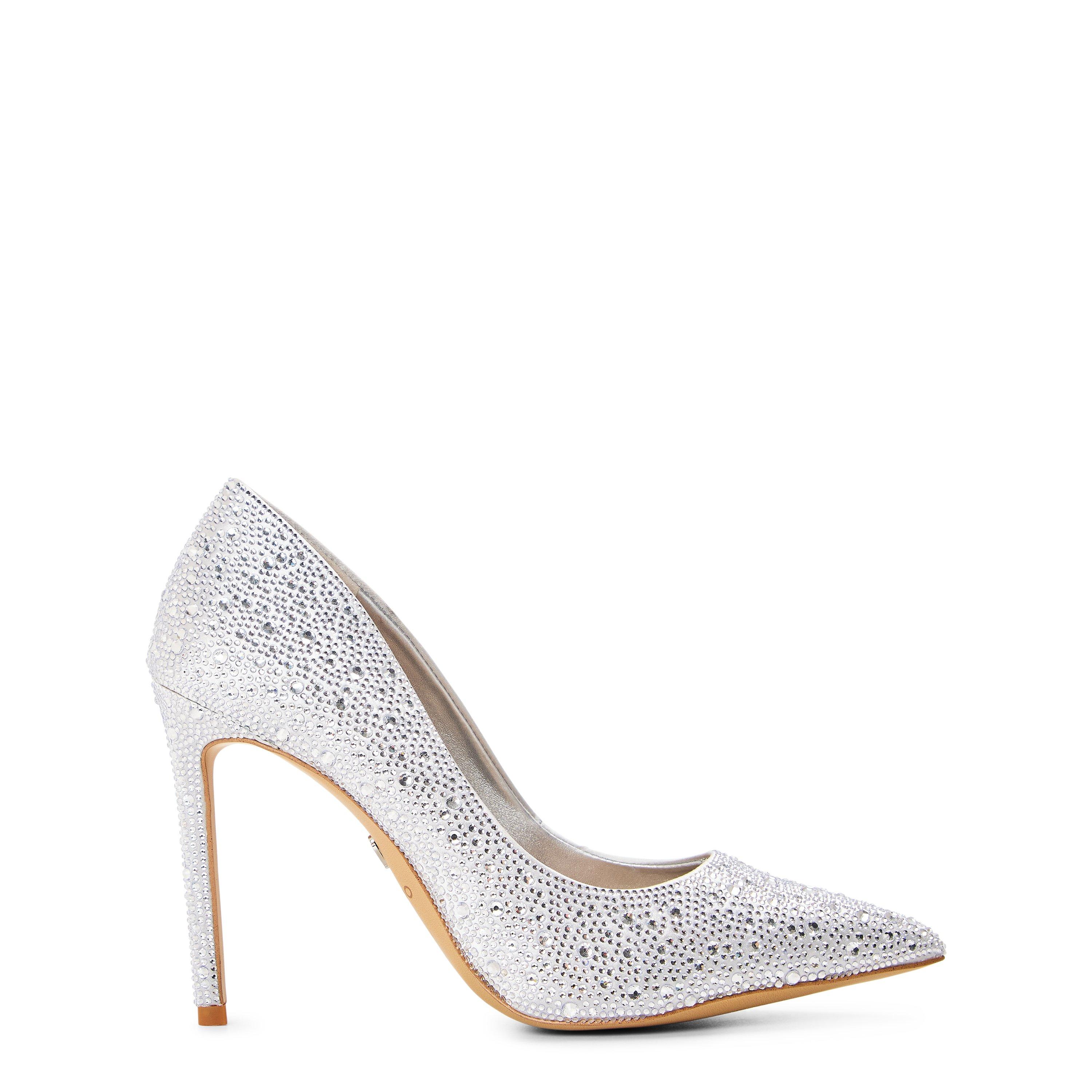 Aldo Women's Stessy2.0 Stiletto Court Shoes - Silver - 4 (37)