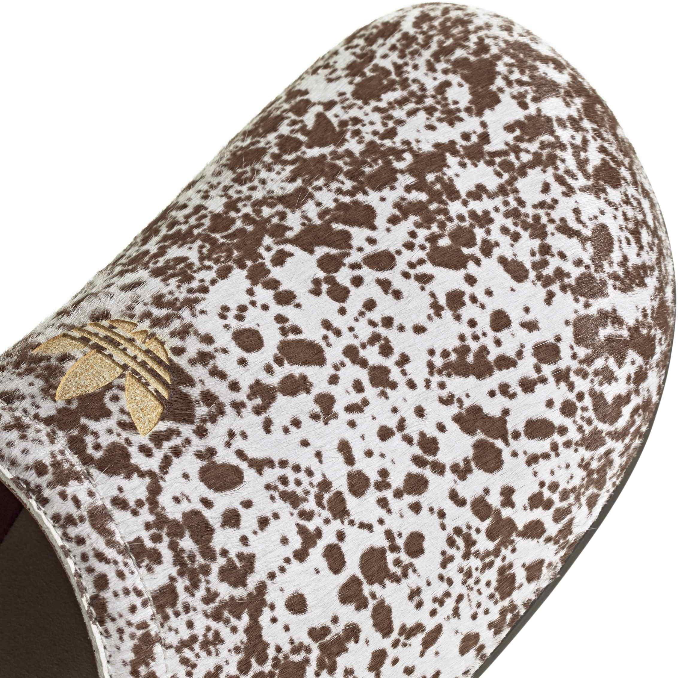 White/Brown - adidas Originals - Women's AdiMule OG Leather Clogs - 7