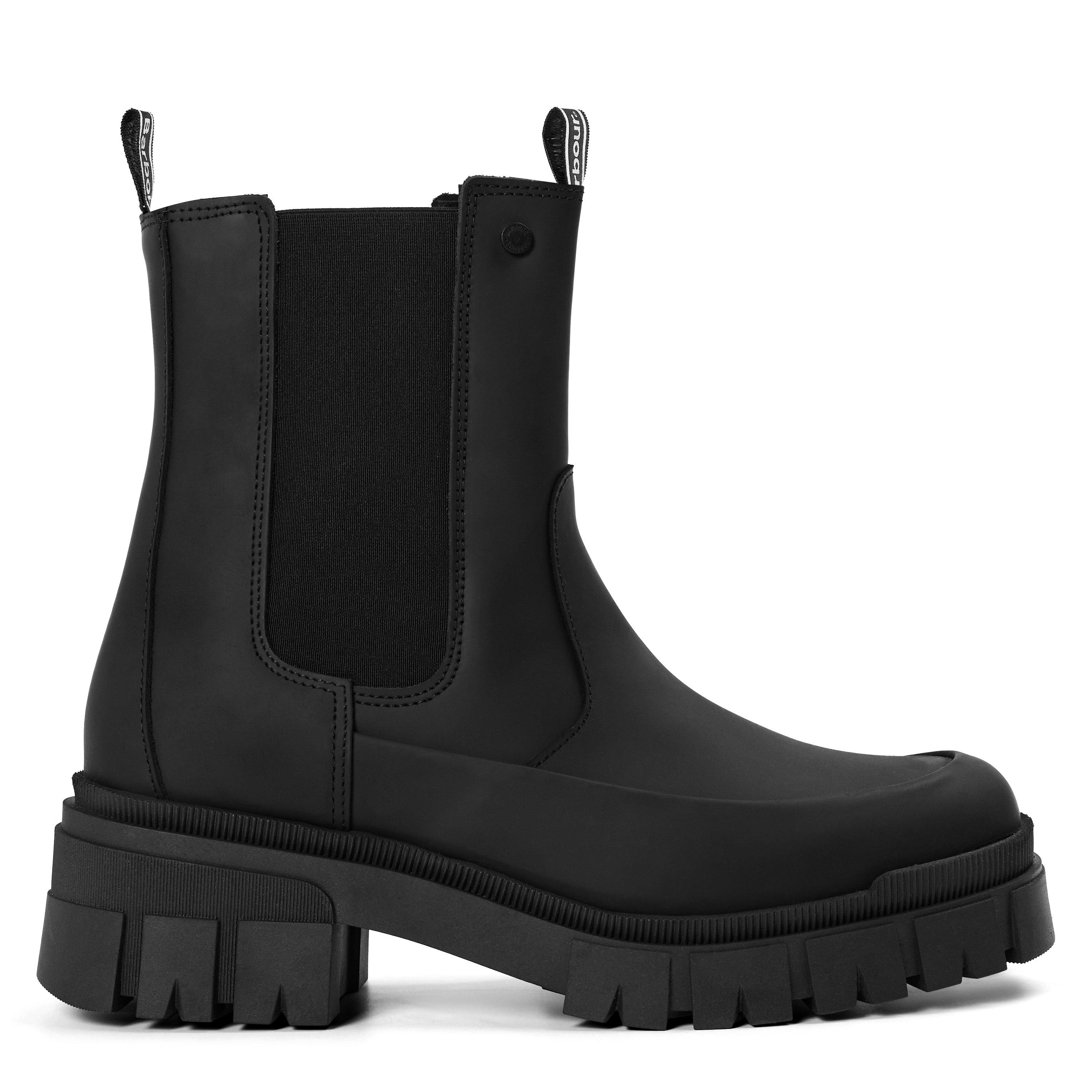 Barbour Women's Sofie Modern Heritage Leather Chelsea Boots - Black - 4 (37)