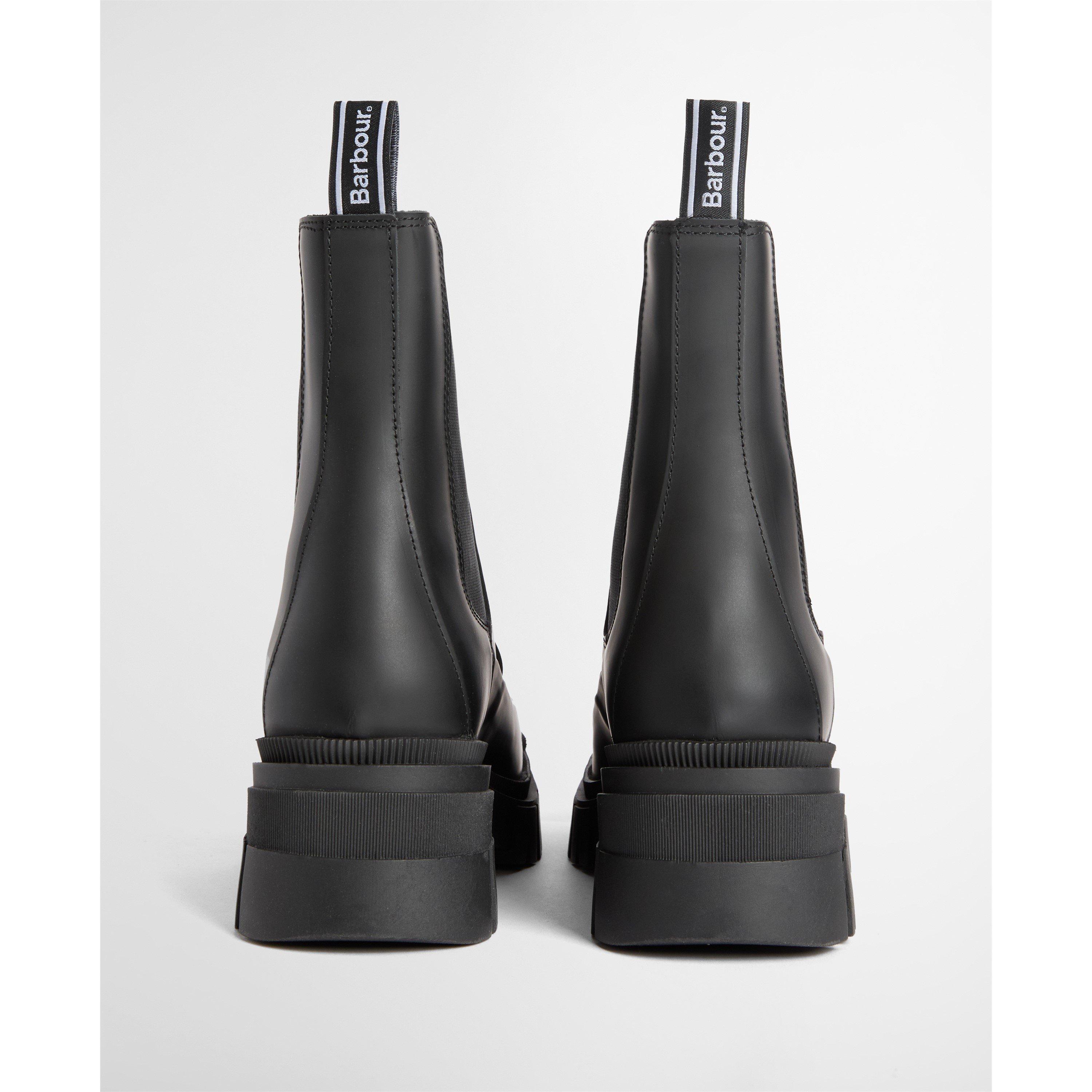 Black - Barbour - Women's Sofie Barbour Modern Heritage Leather Chelsea Boots - 3