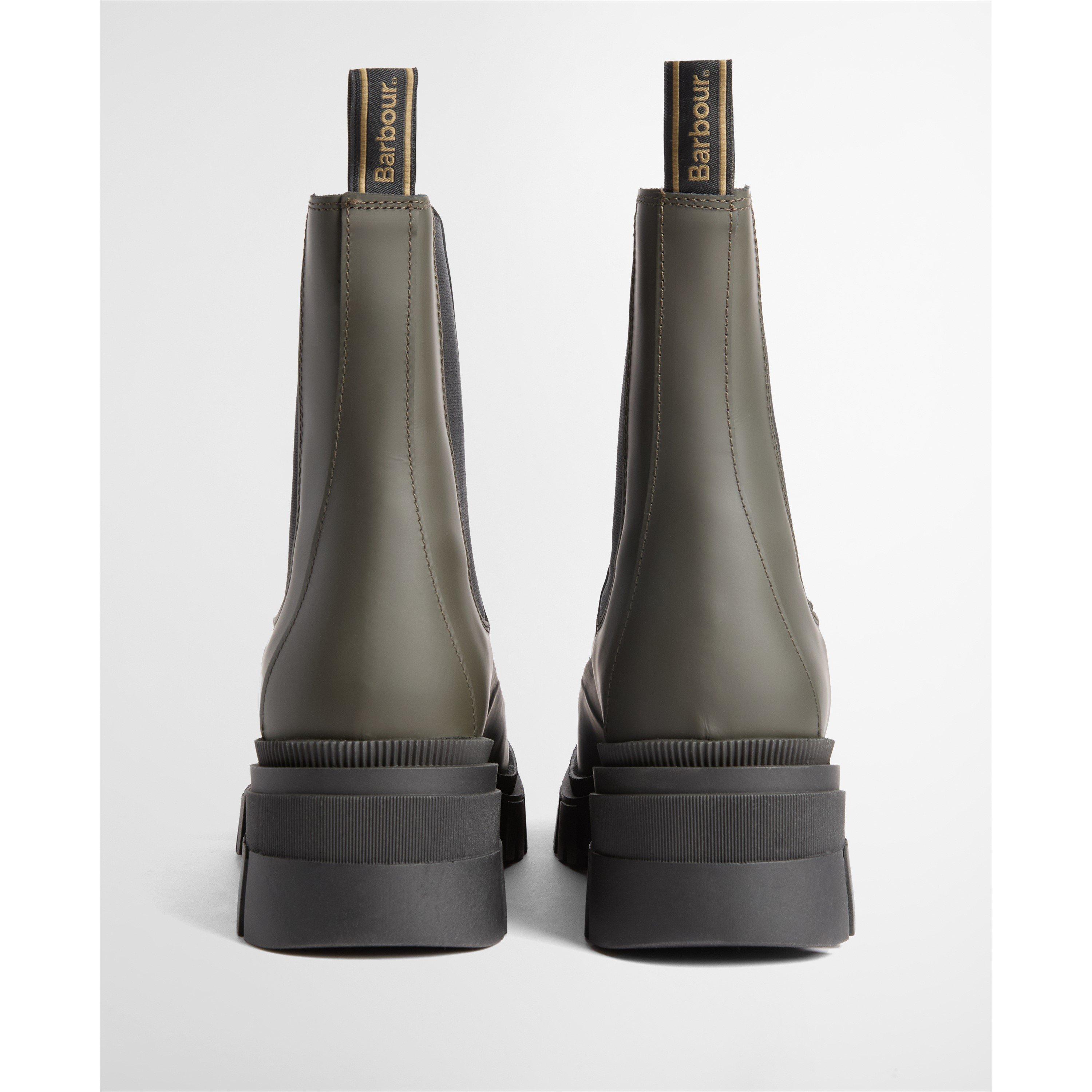 Olive - Barbour - Women's Sofie Barbour Modern Heritage Leather Chelsea Boots - 3
