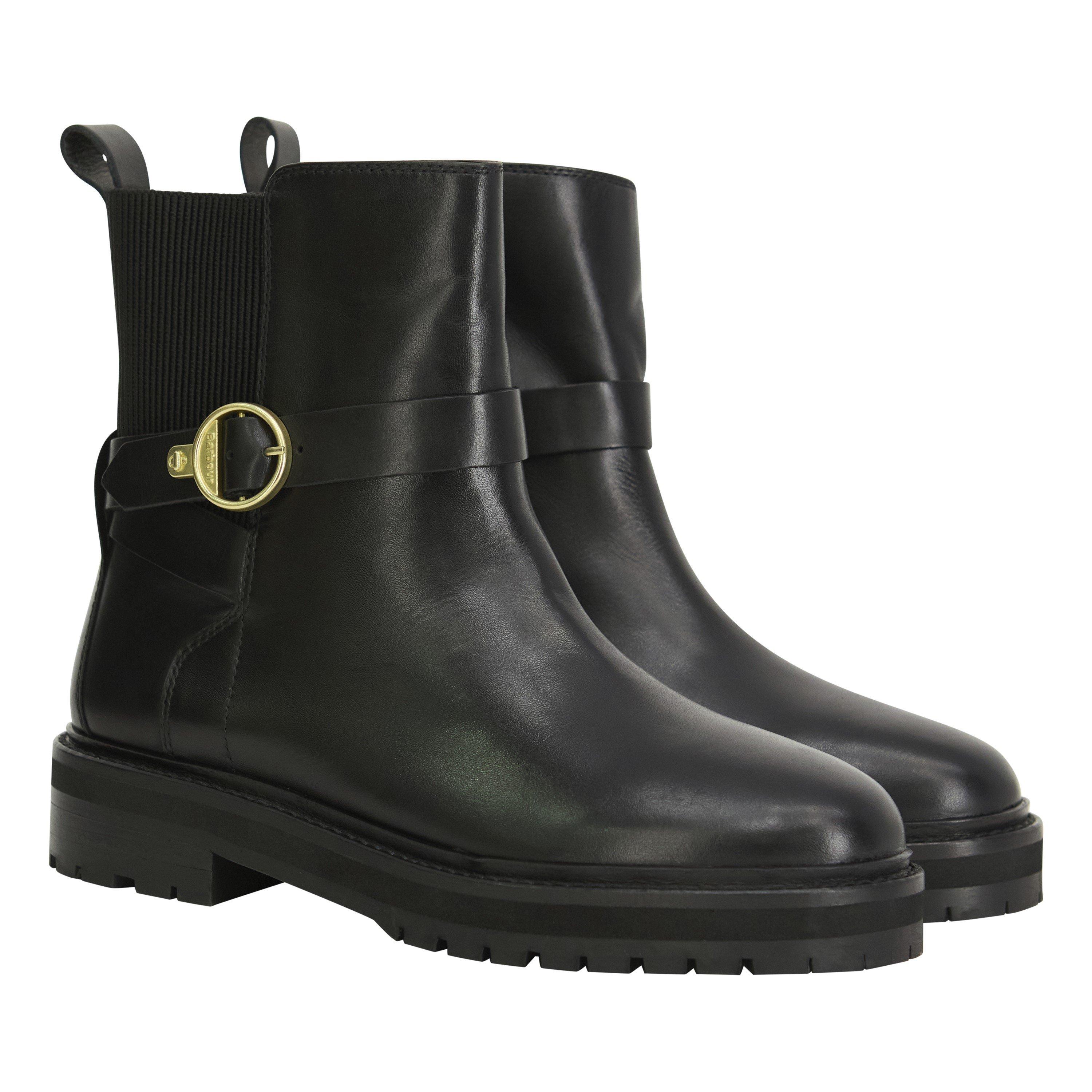 Black - Barbour - Women's Alexandra Barbour Modern Heritage Leather Chelsea Boots - 4