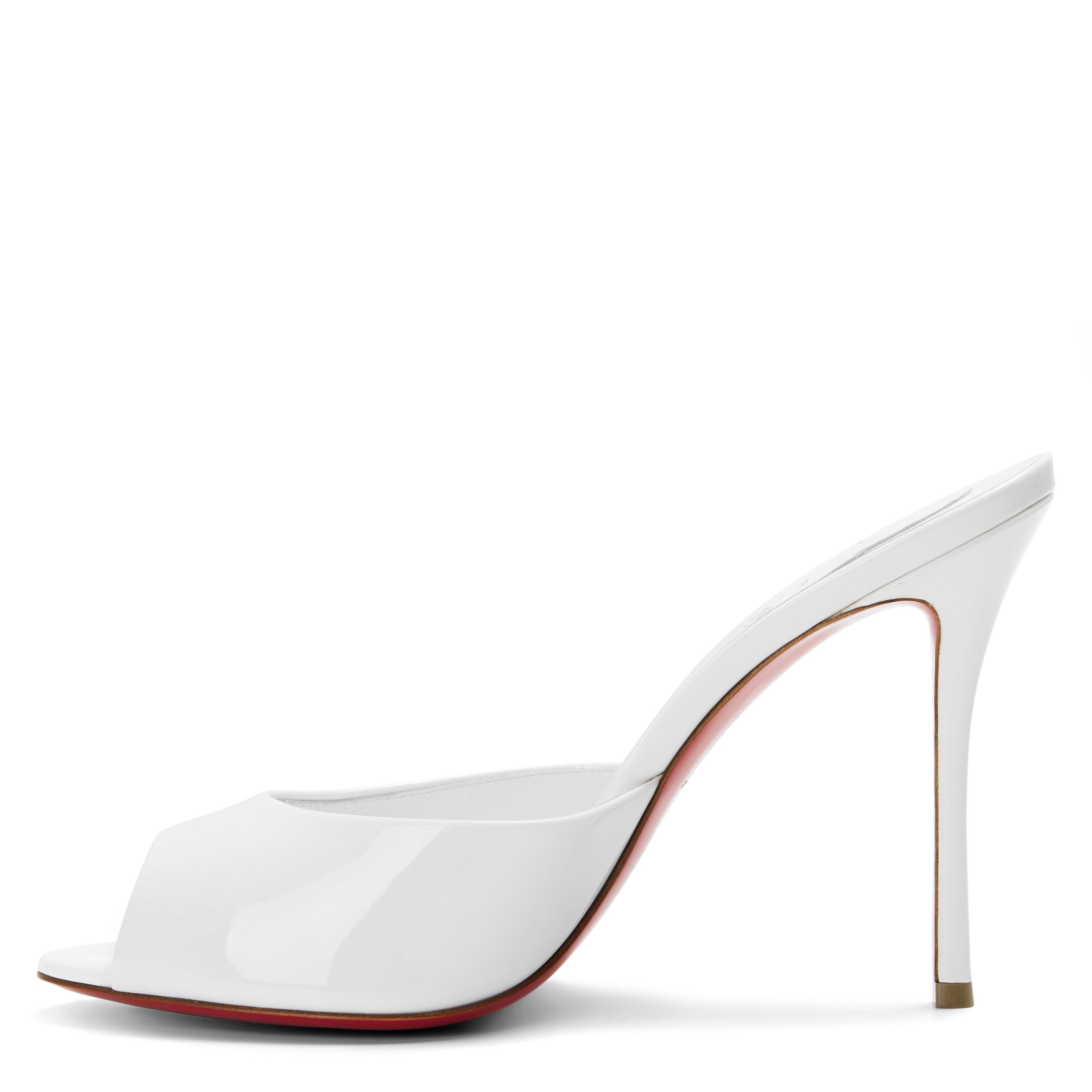 Bianco - Christian Louboutin - Women's Me Dolly 100 Heeled Sandals - 2