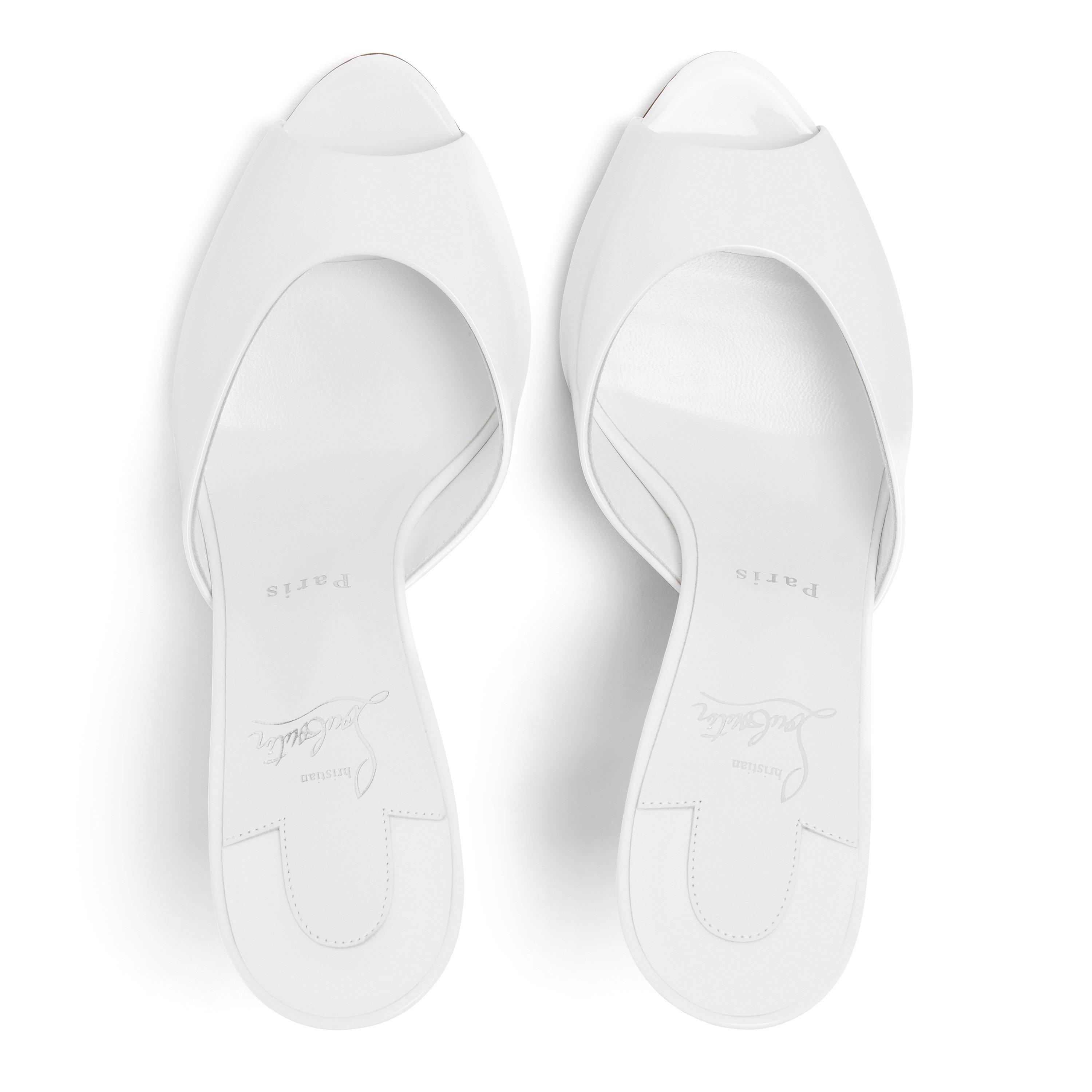 Bianco - Christian Louboutin - Women's Me Dolly 100 Heeled Sandals - 5