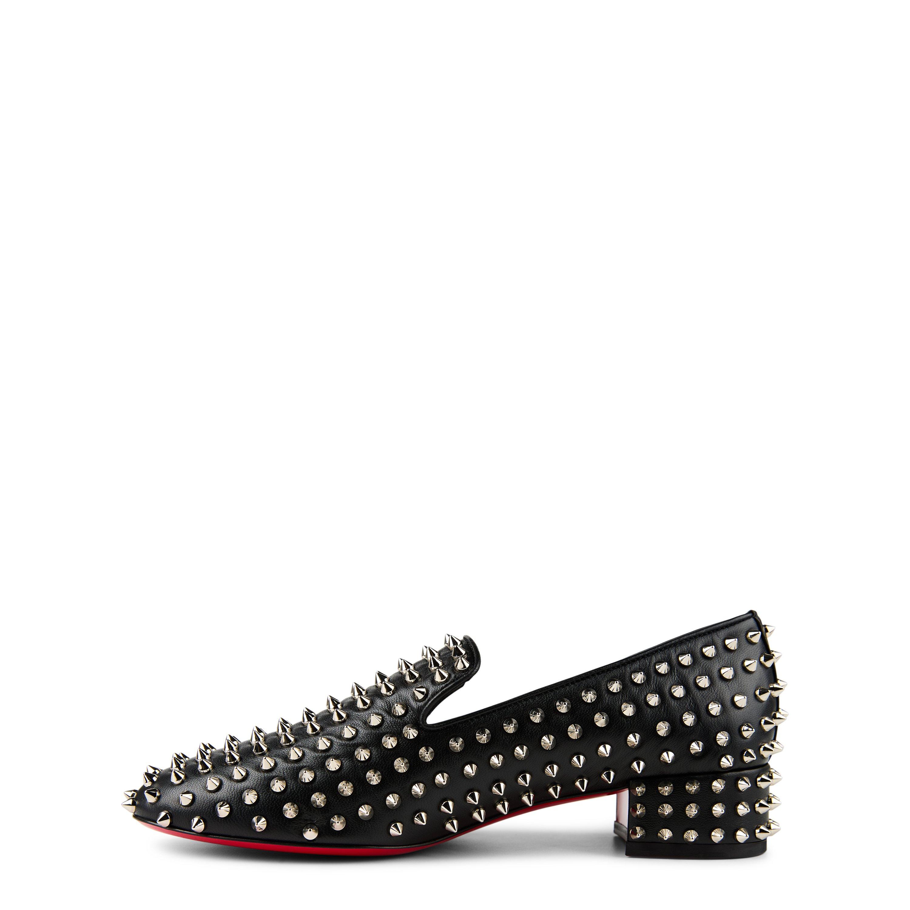 Black - Christian Louboutin - Spikeasy 30mm Loafers - 3