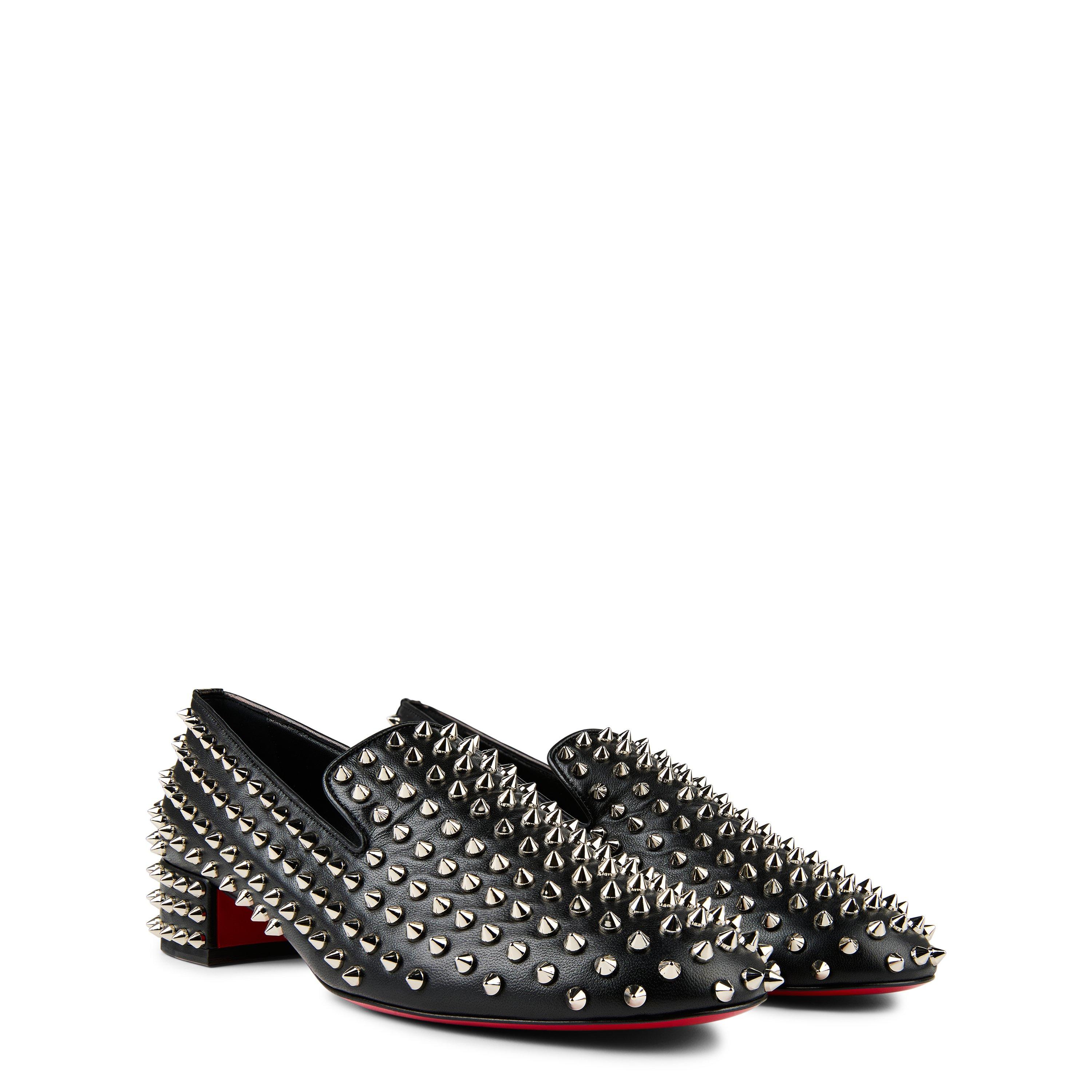 Black - Christian Louboutin - Spikeasy 30mm Loafers - 4