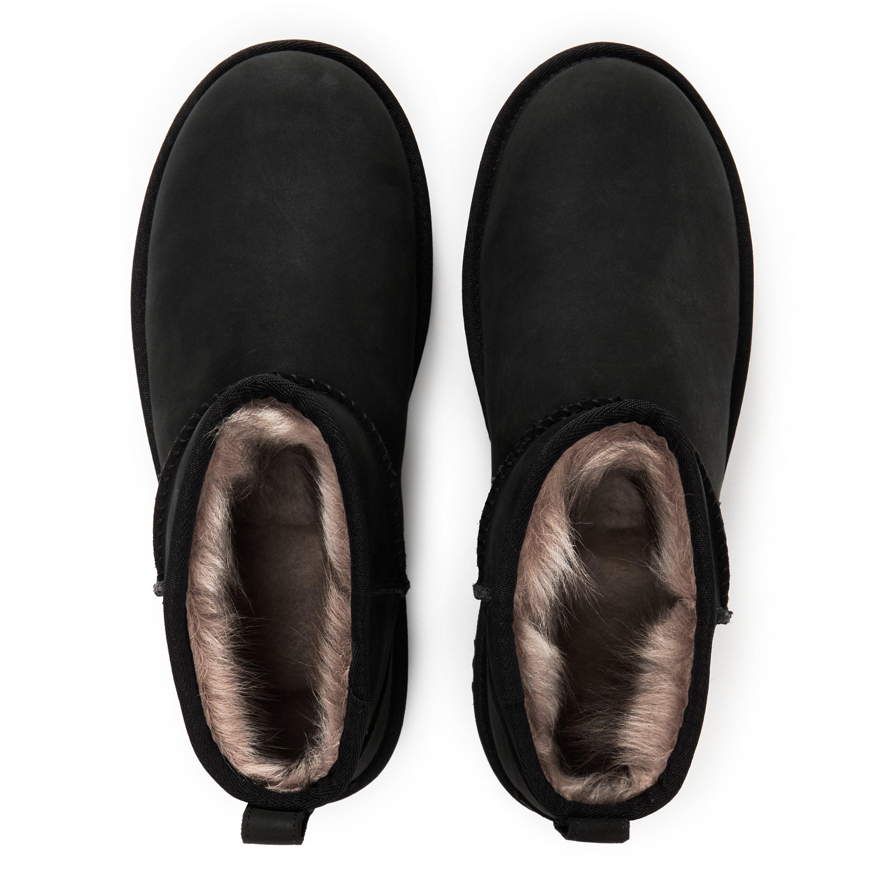 Black - Ugg - Ugg Ultra Mini Nubck Ld64 - 4