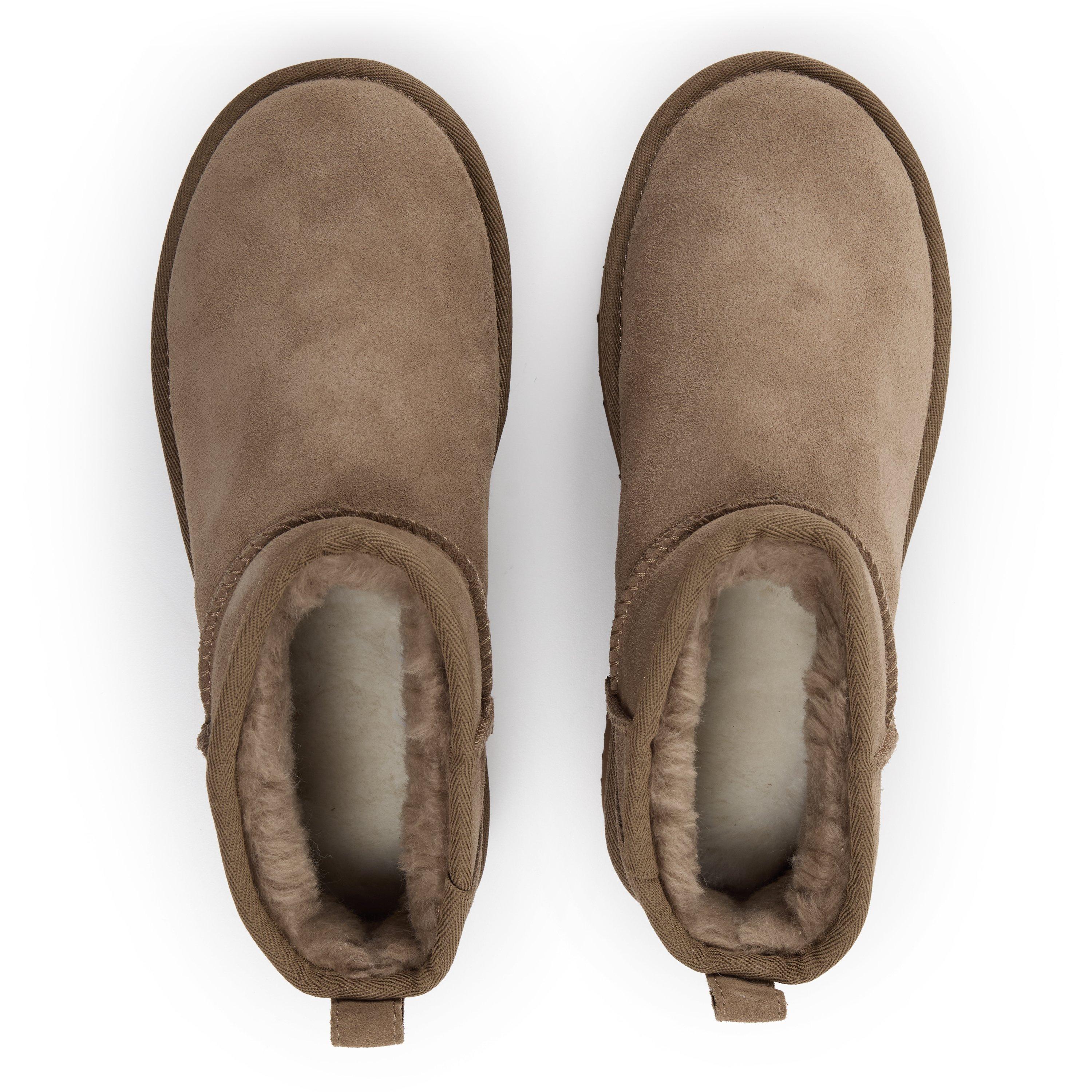Light Bronze - Ugg - Women's Ultra Mini Platform Sheepskin Snug Boots - 4