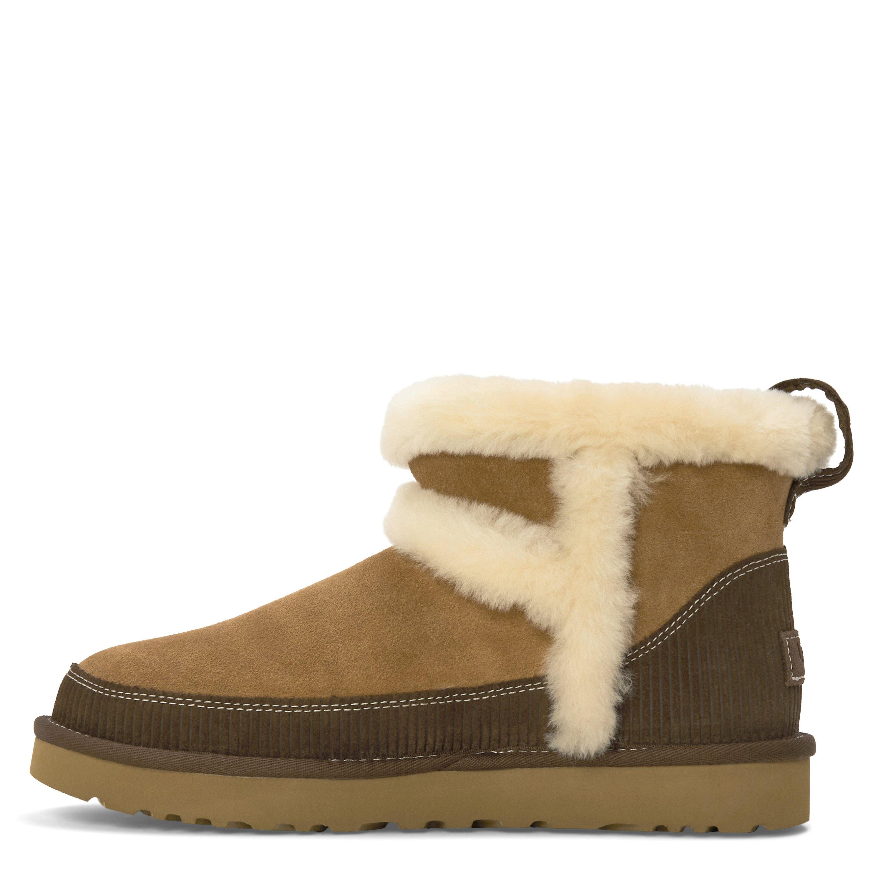 Chestnut - Ugg - Women's Classic Mini Heritage Suede Snug Boots - 2