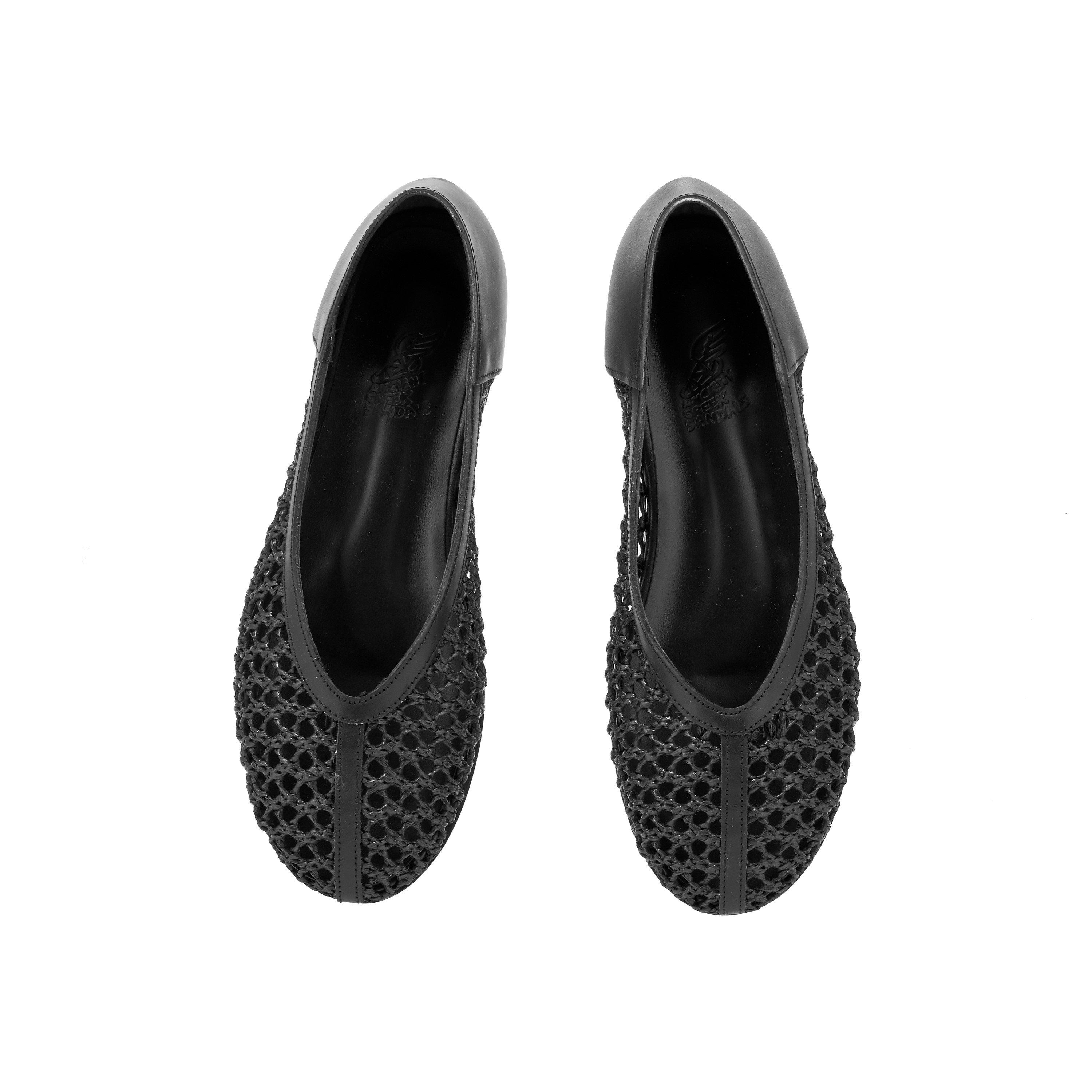 Black - Ancient Greek Sandals - Ancient Aeropi Flt Ld63 - 2