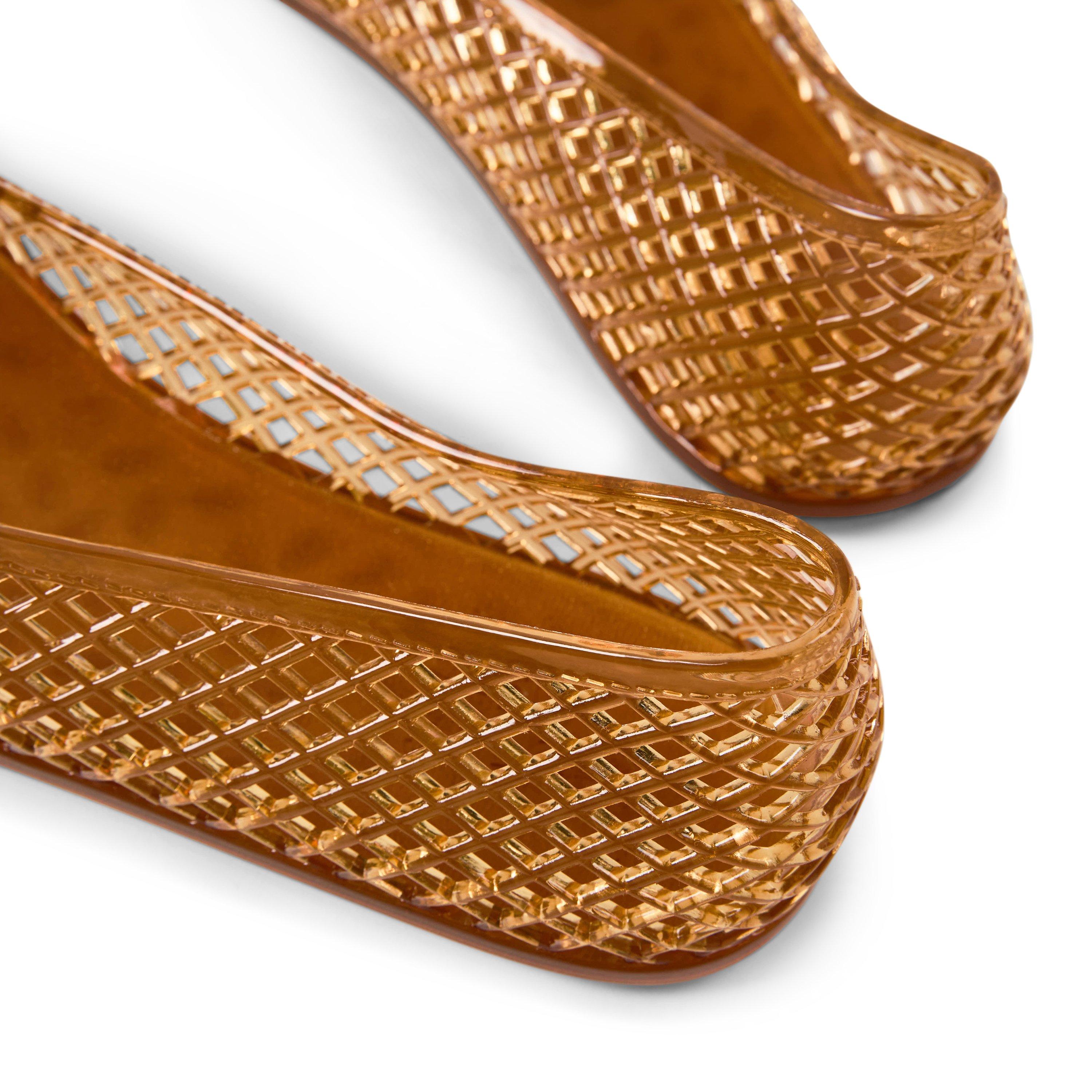 Caramel - Ancient Greek Sandals - Women's Iro Jelly Shoes - 4