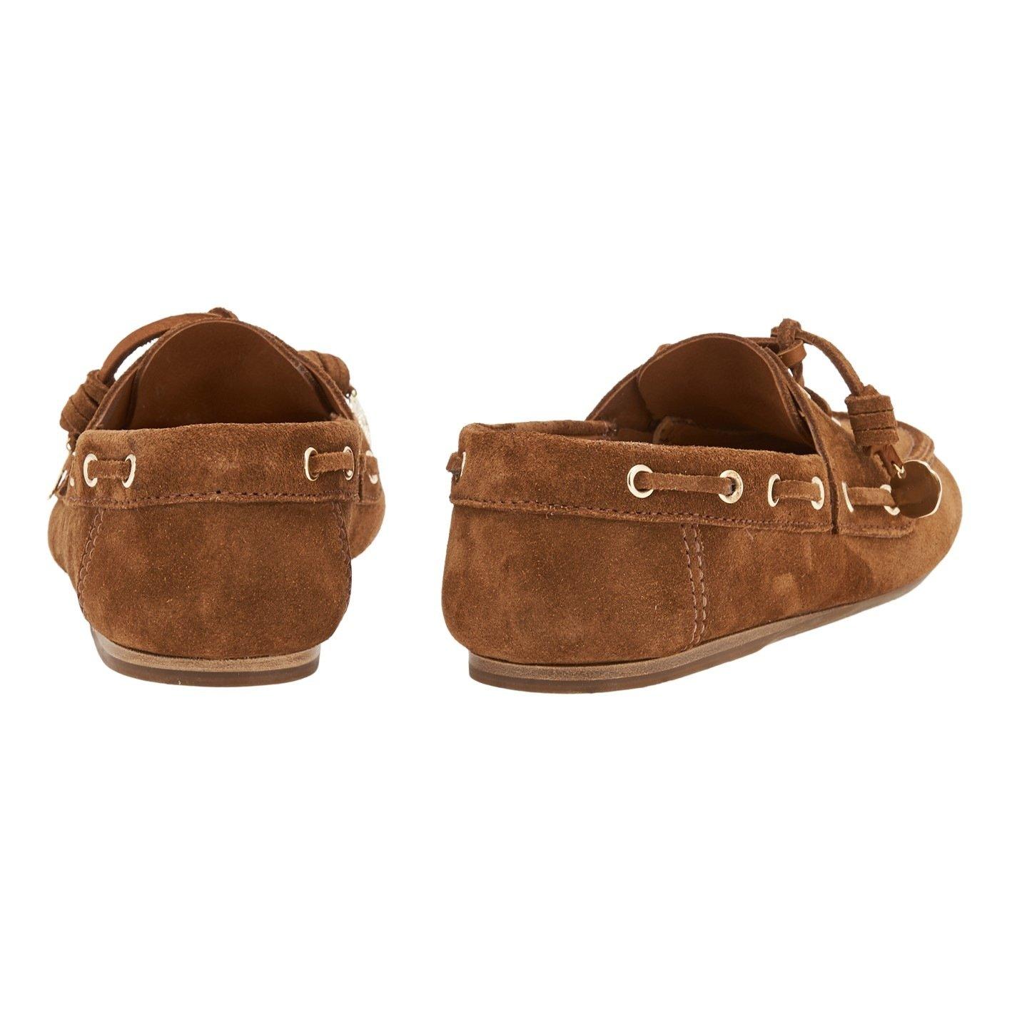 Rust - Ancient Greek Sandals - Women's Pliaria Boat Shoes - 3