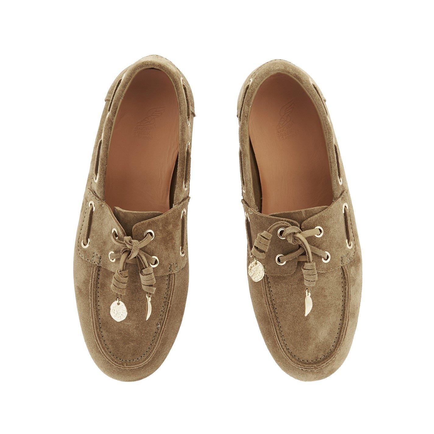 Military - Ancient Greek Sandals - Women's Pliaria Boat Shoes - 4