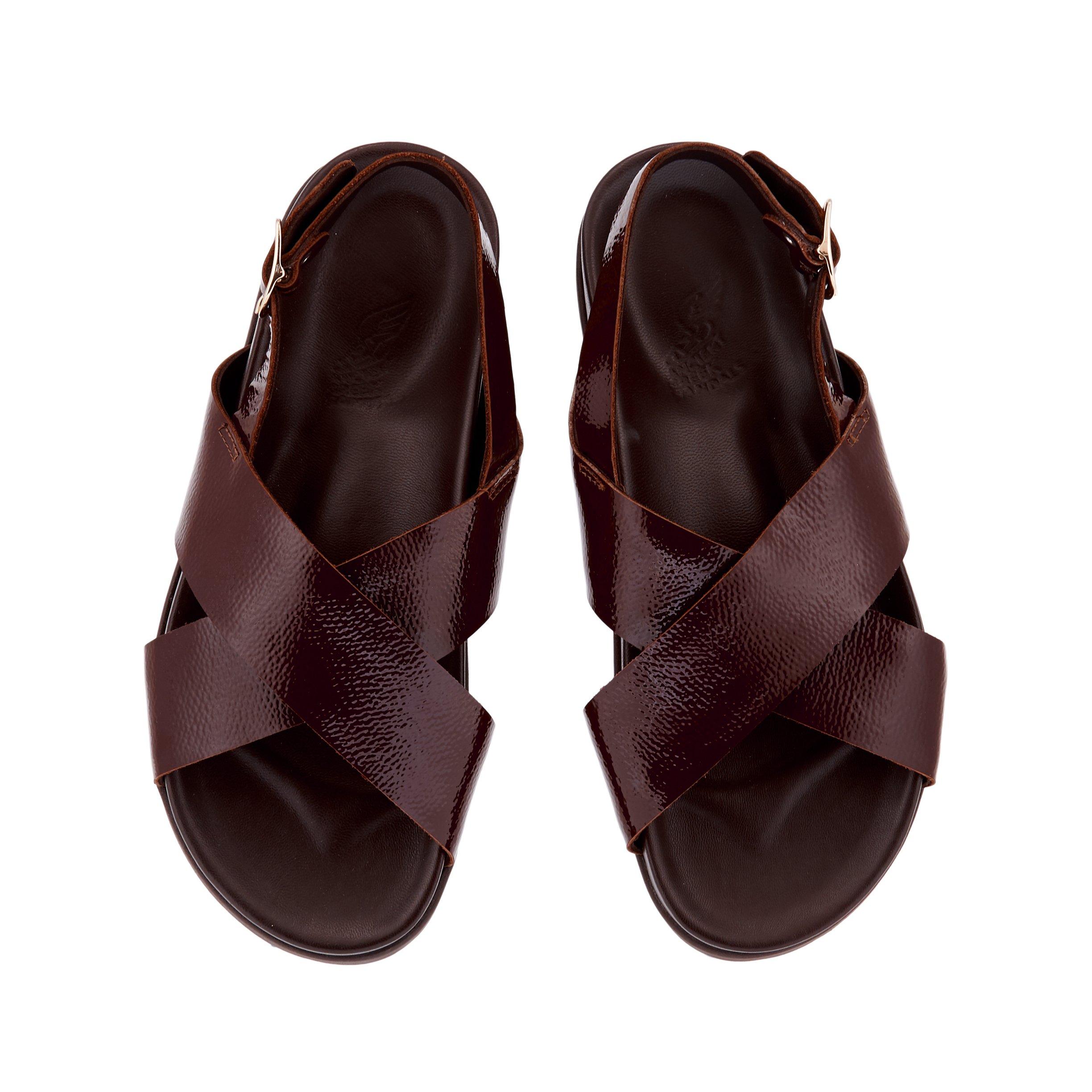 Chocolate - Ancient Greek Sandals - Ancient Ikesia Sndl Ld63 - 4