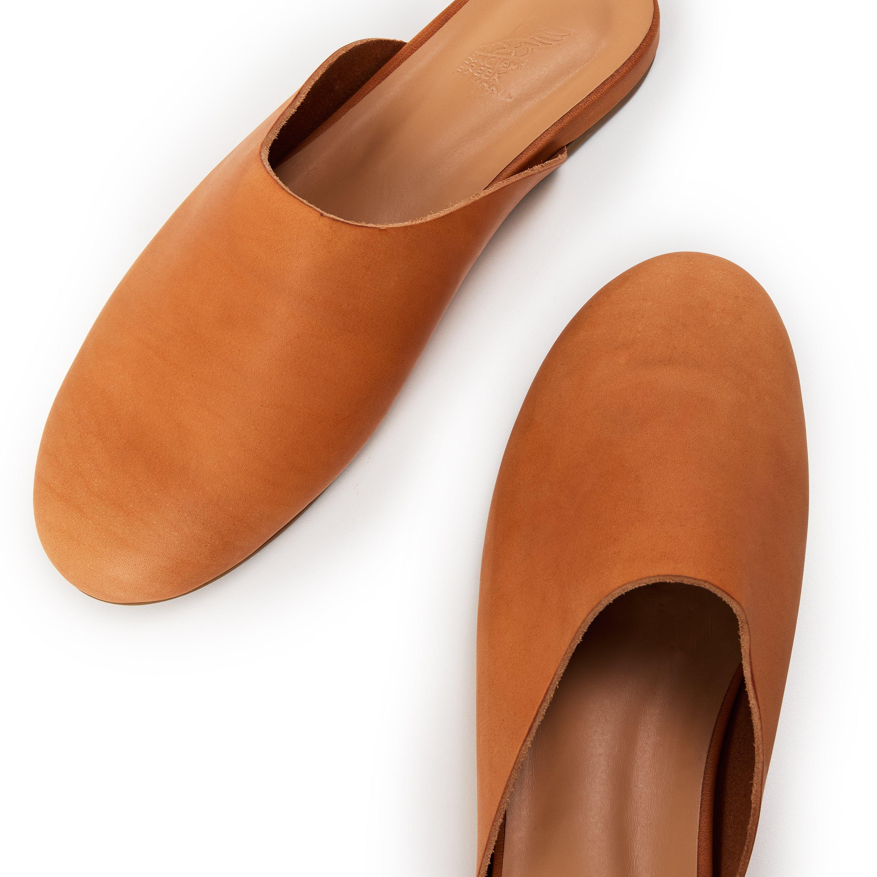 Nude - Ancient Greek Sandals - Women's The Slipper Flat Mules - 3