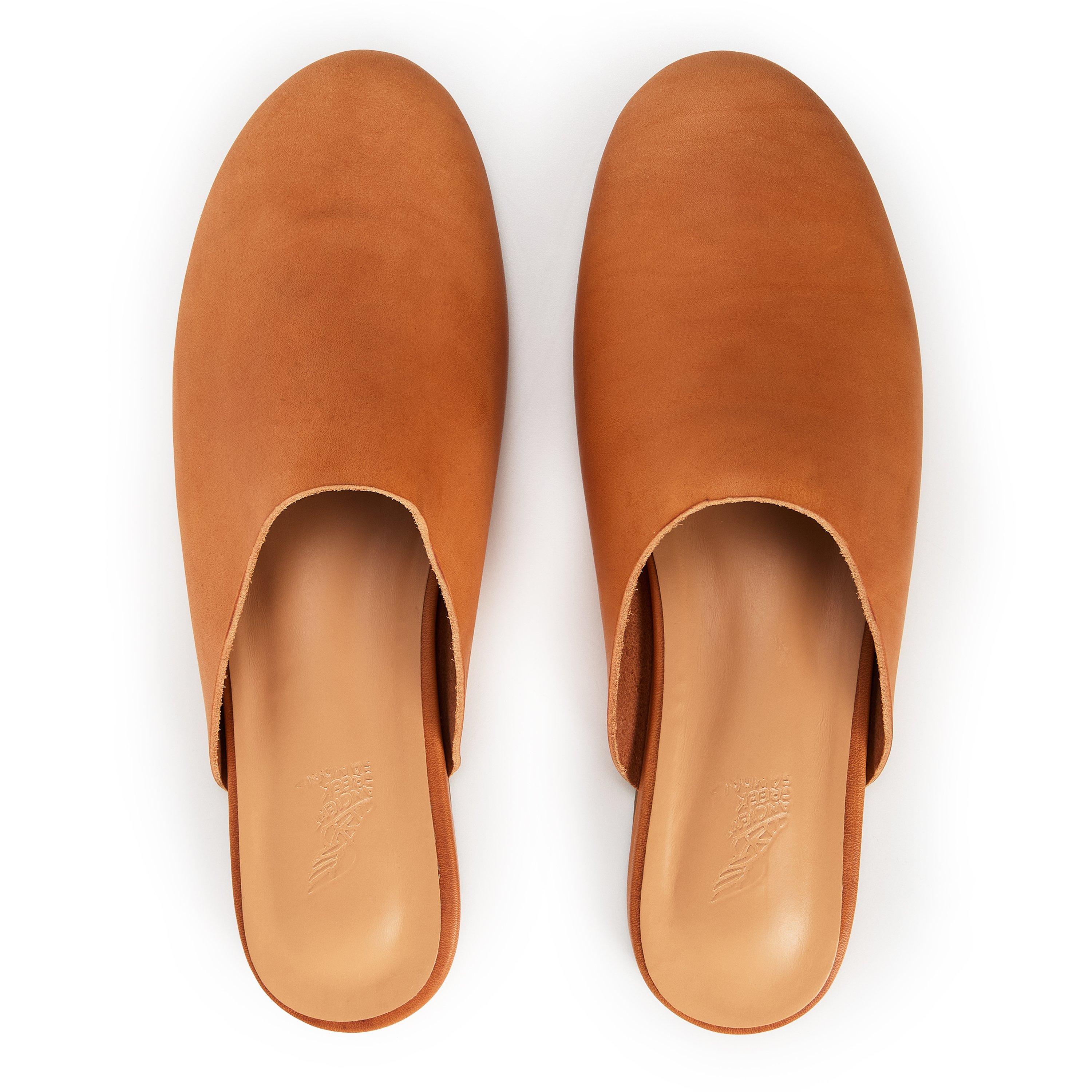 Nude - Ancient Greek Sandals - Women's The Slipper Flat Mules - 4