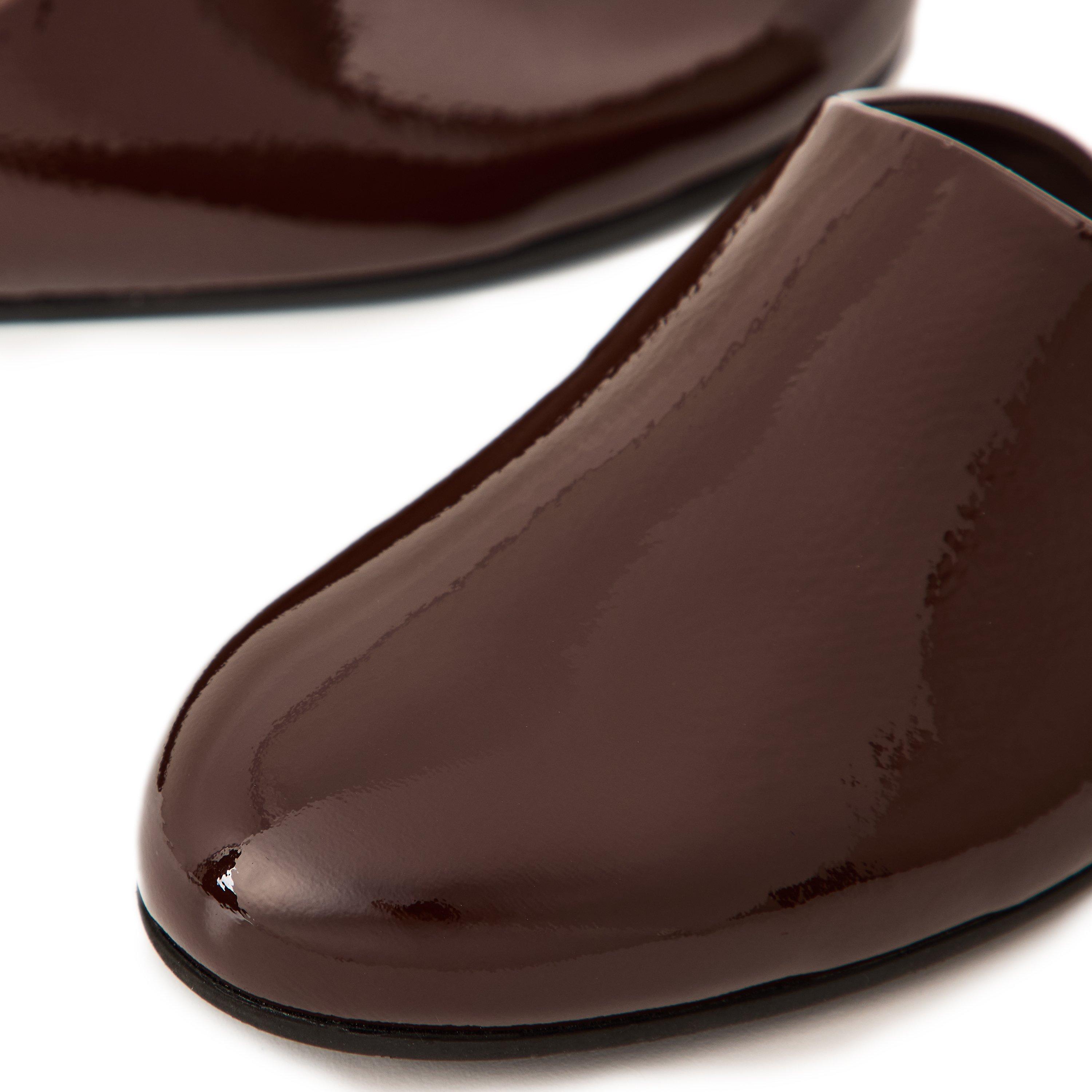 Chocolate - Ancient Greek Sandals - Women's The Slipper Flat Mules - 3