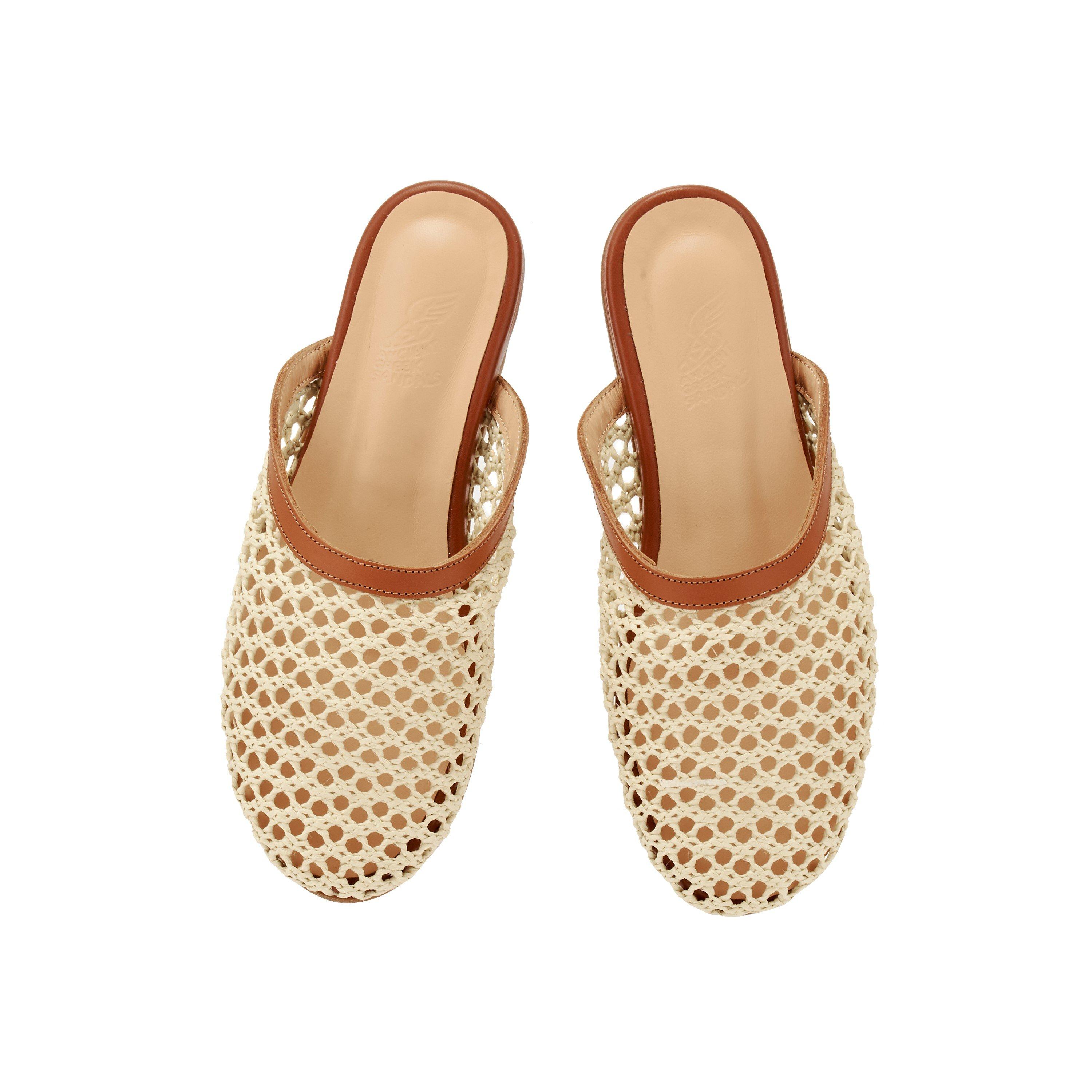 Natural Rafia - Ancient Greek Sandals - Ancient The Sllipper Ld63 - 4