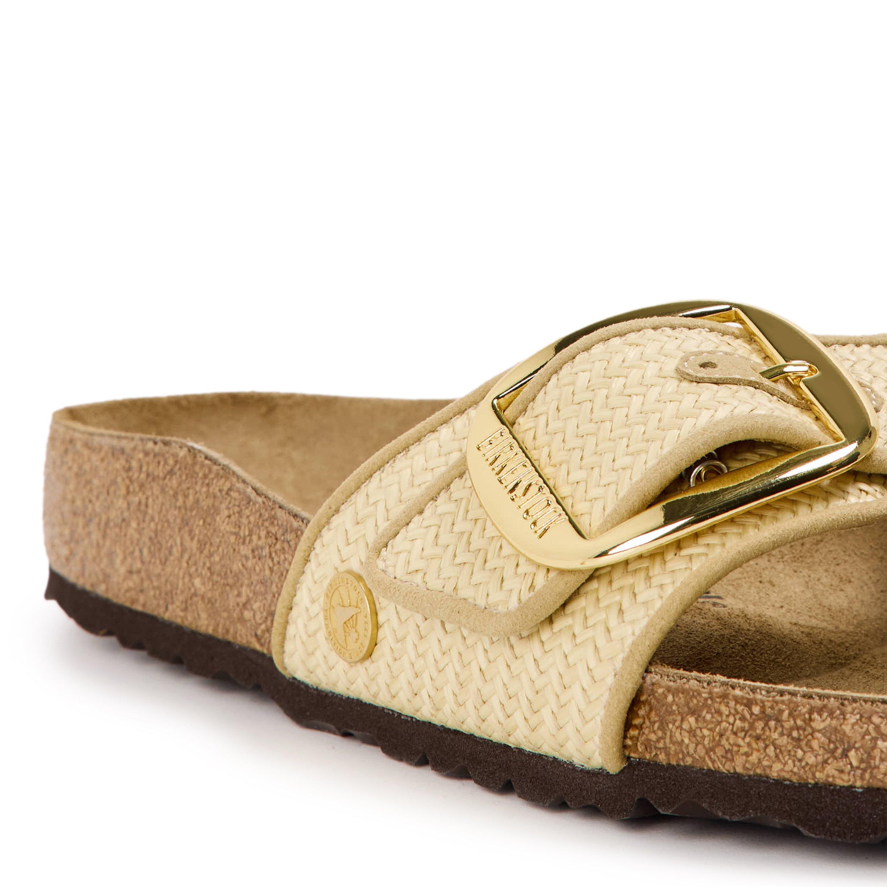 Natural - Birkenstock - Women's Madrid Raffia Flat Sandals - 3