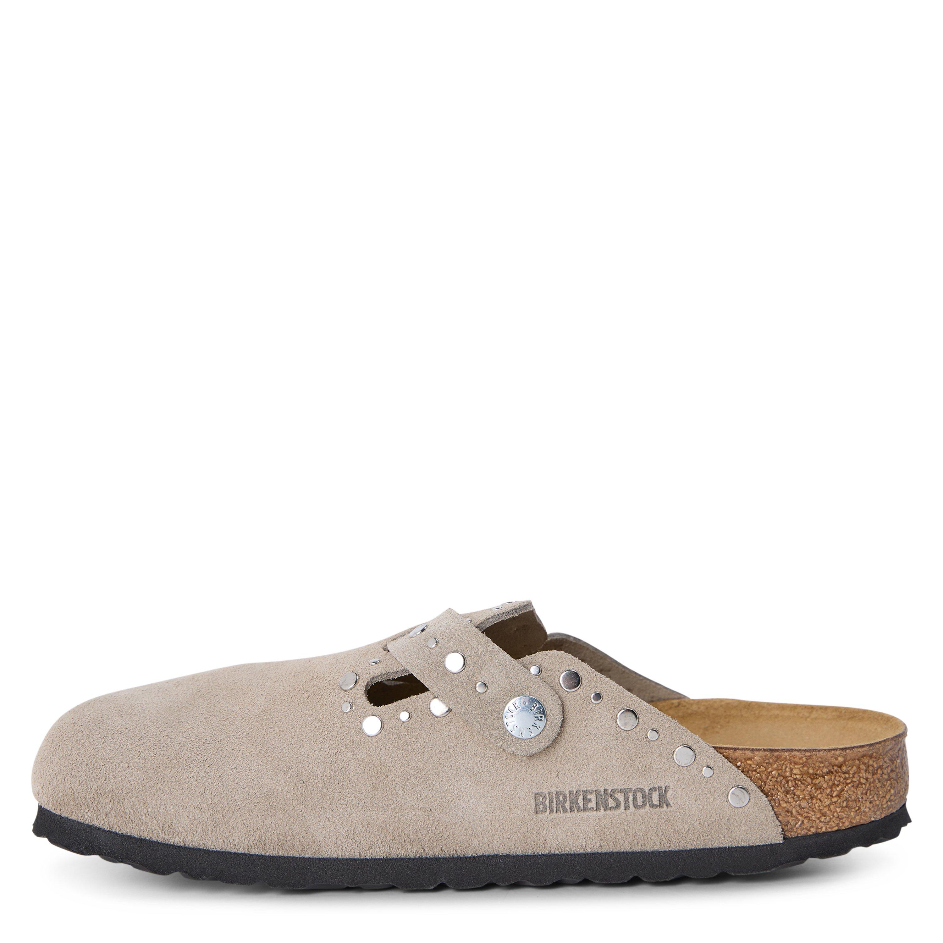 Taupe Rivet - Birkenstock - Women's Boston Rivet Flat Mules - 2