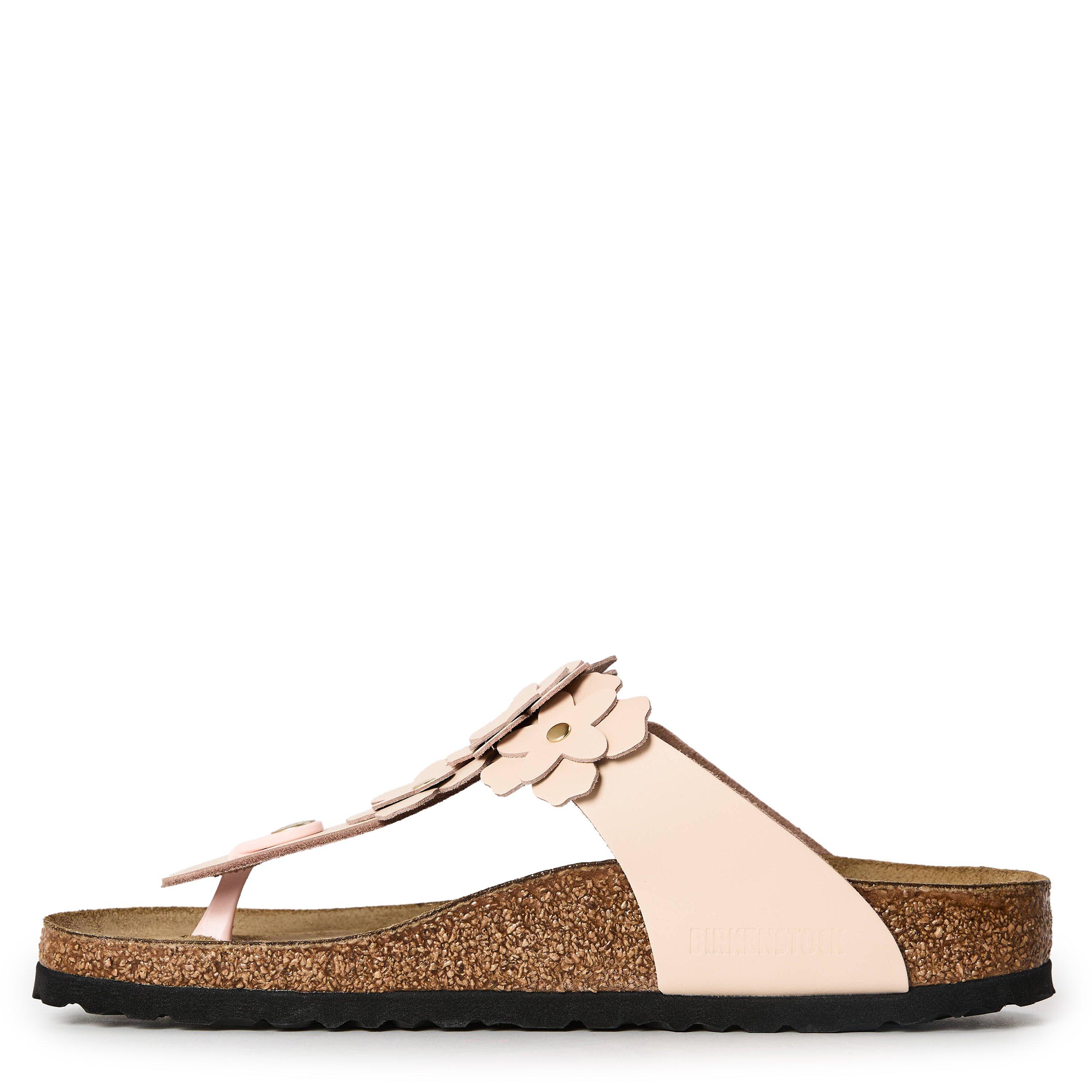 Light Rose - Birkenstock - Women's Gizeh Floral Flat Sandal - 2