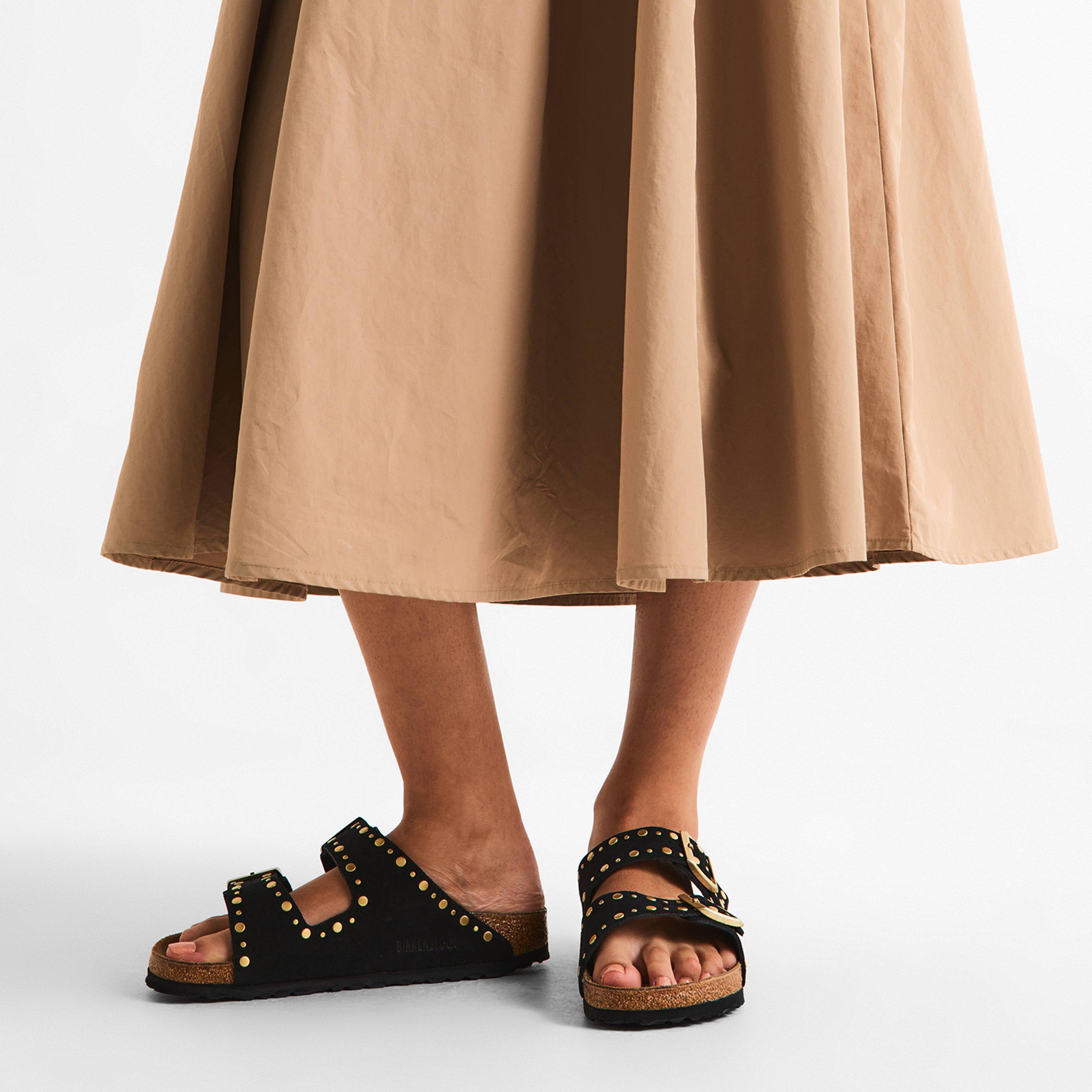 Black Rivet - Birkenstock - Women's Arizona Rivet Flat Sandals - 3