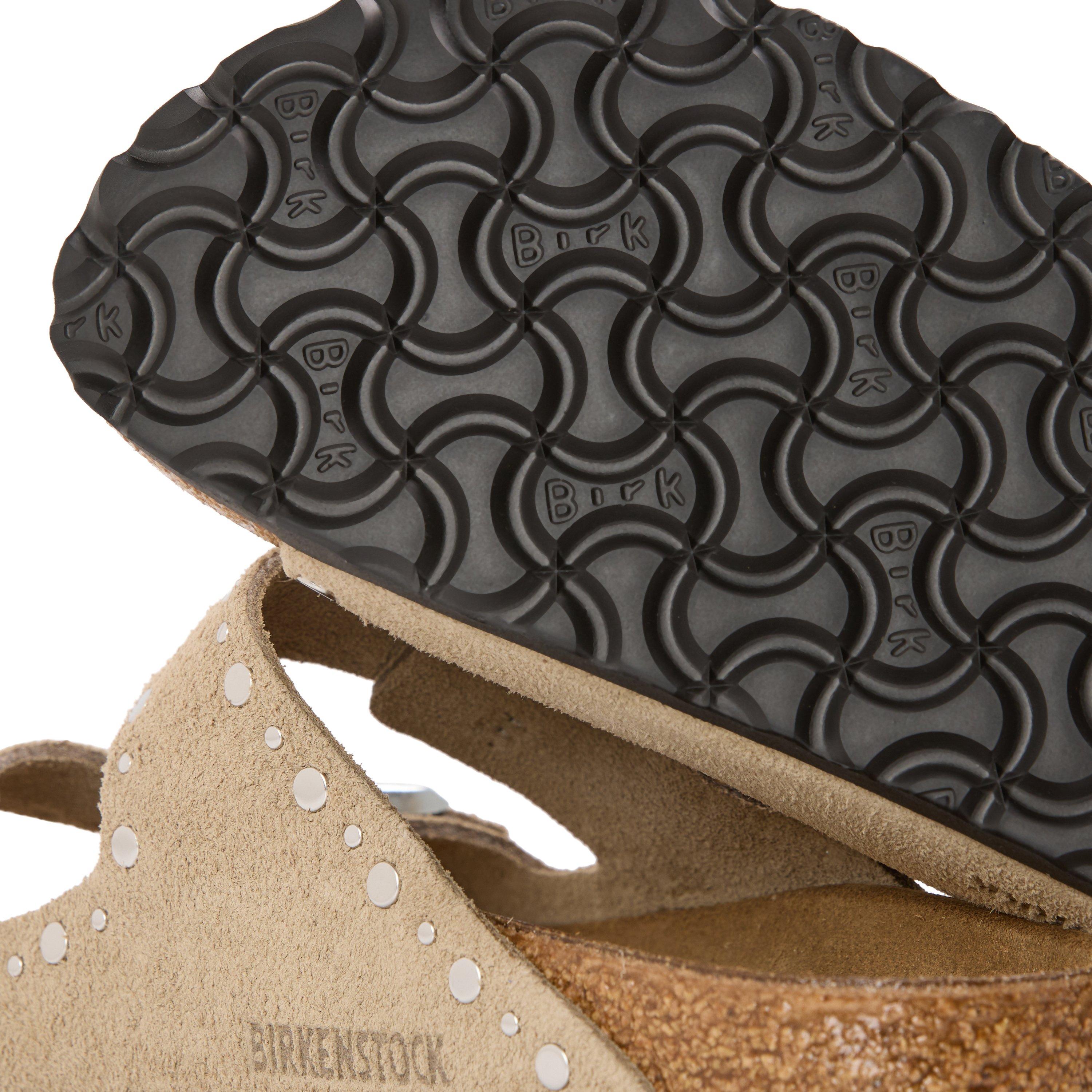 Taupe Rivet - Birkenstock - Women's Arizona Rivet Flat Sandals - 3