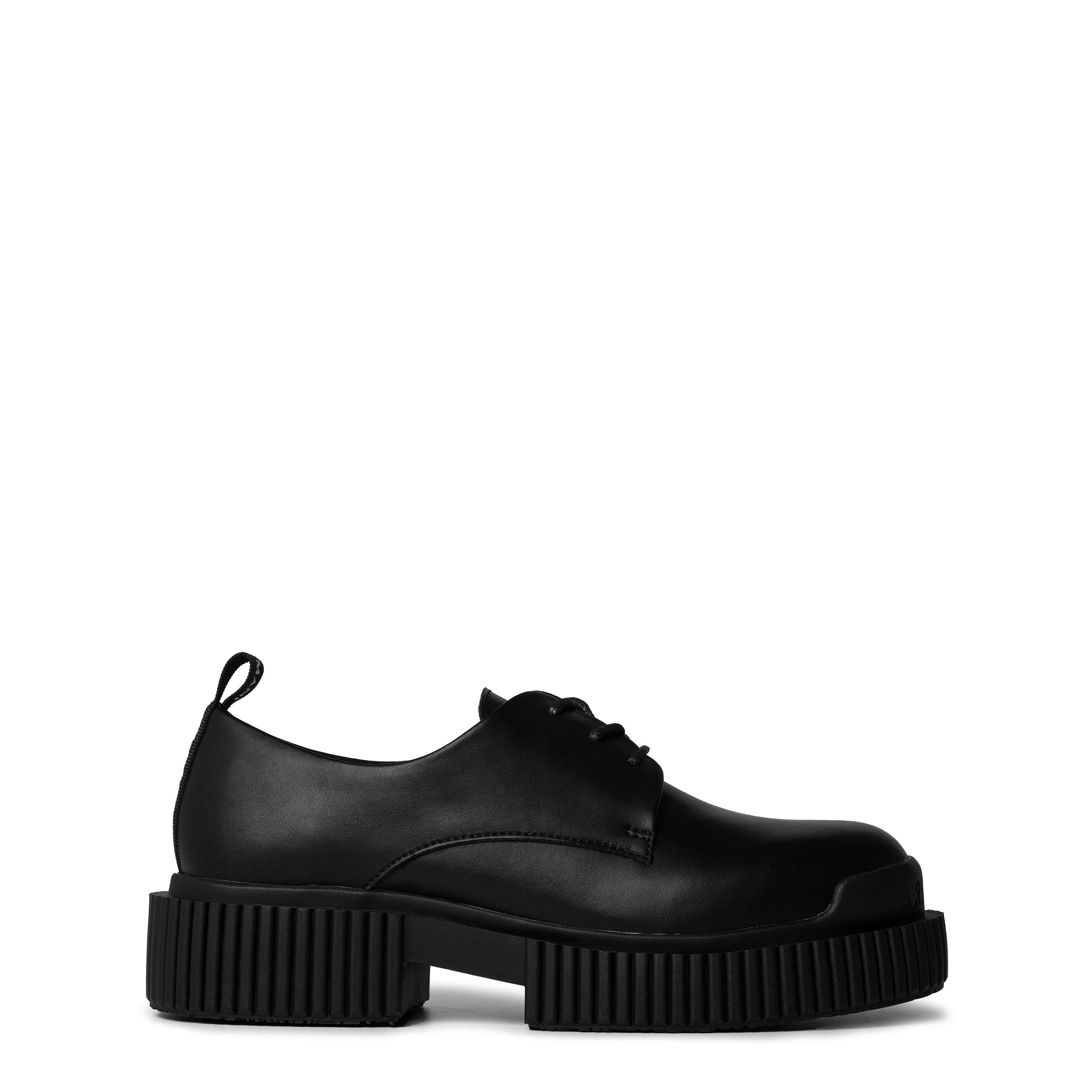 フラットシューズ ARMANI EXCHANGE Woman Flat shoes Black XDA006XV874 2 Moccasins with oversized sole and logo clamp | Armani Exchange