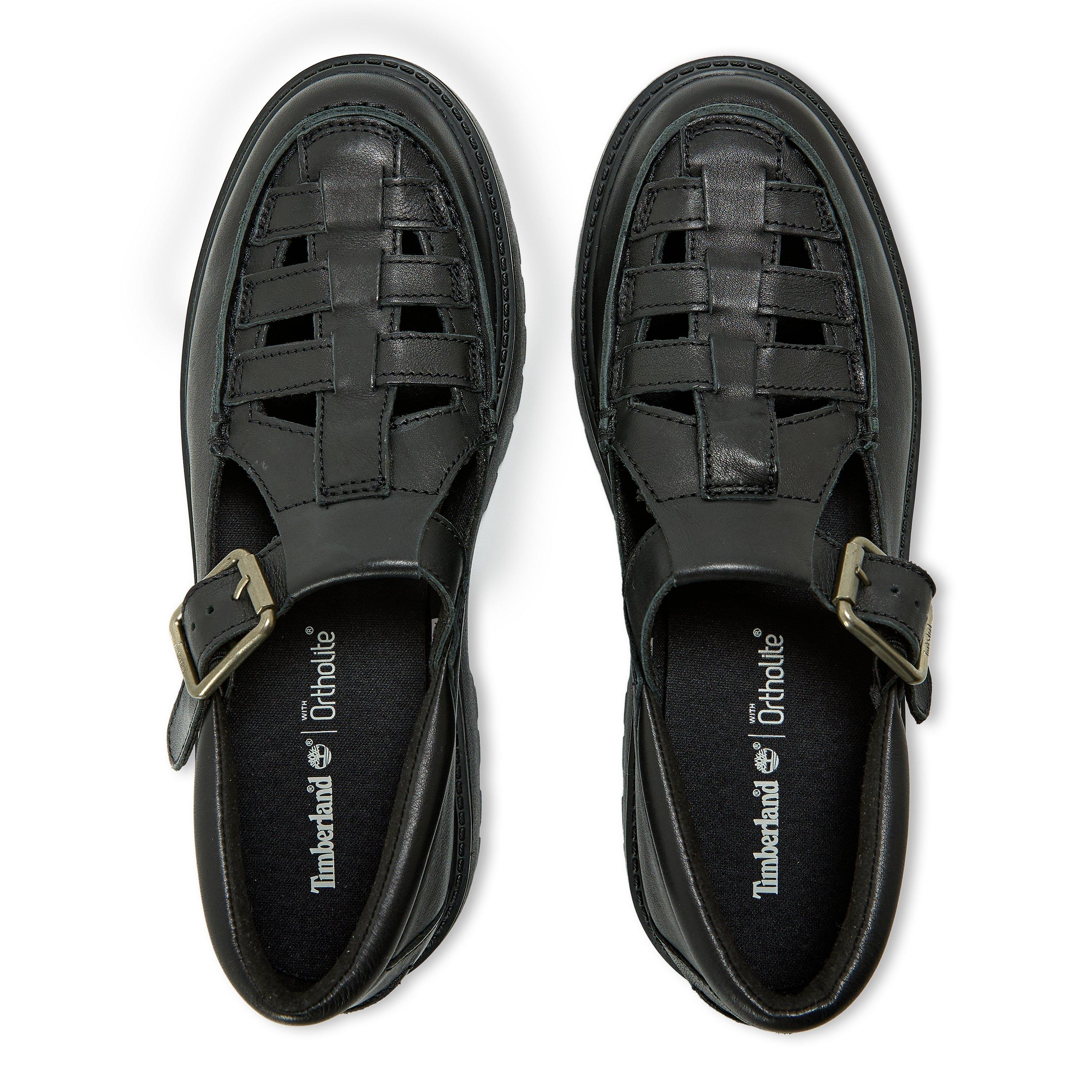 Blk Full Grain - Timberland - Women's Buckle Shoe Natural Mary Janes - 4