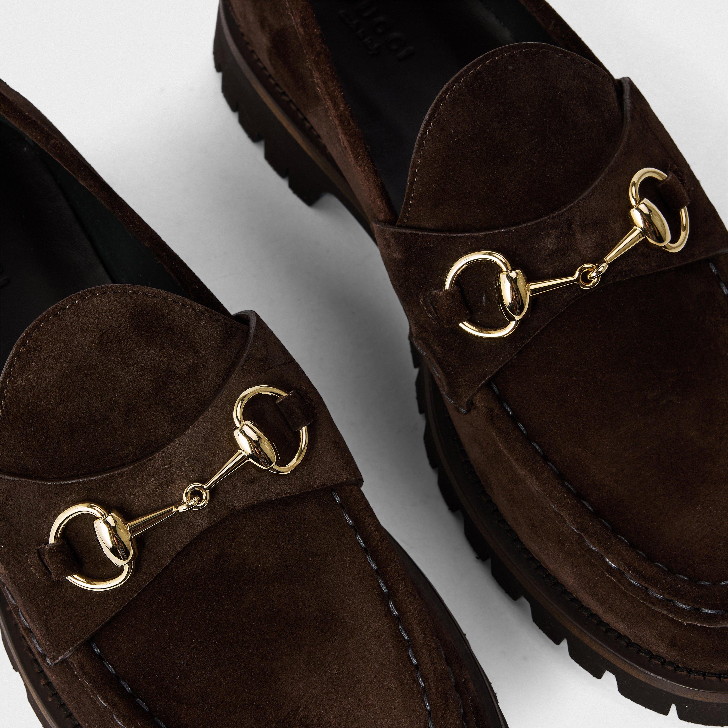 Brown - Gucci - Women's Loafers - 4