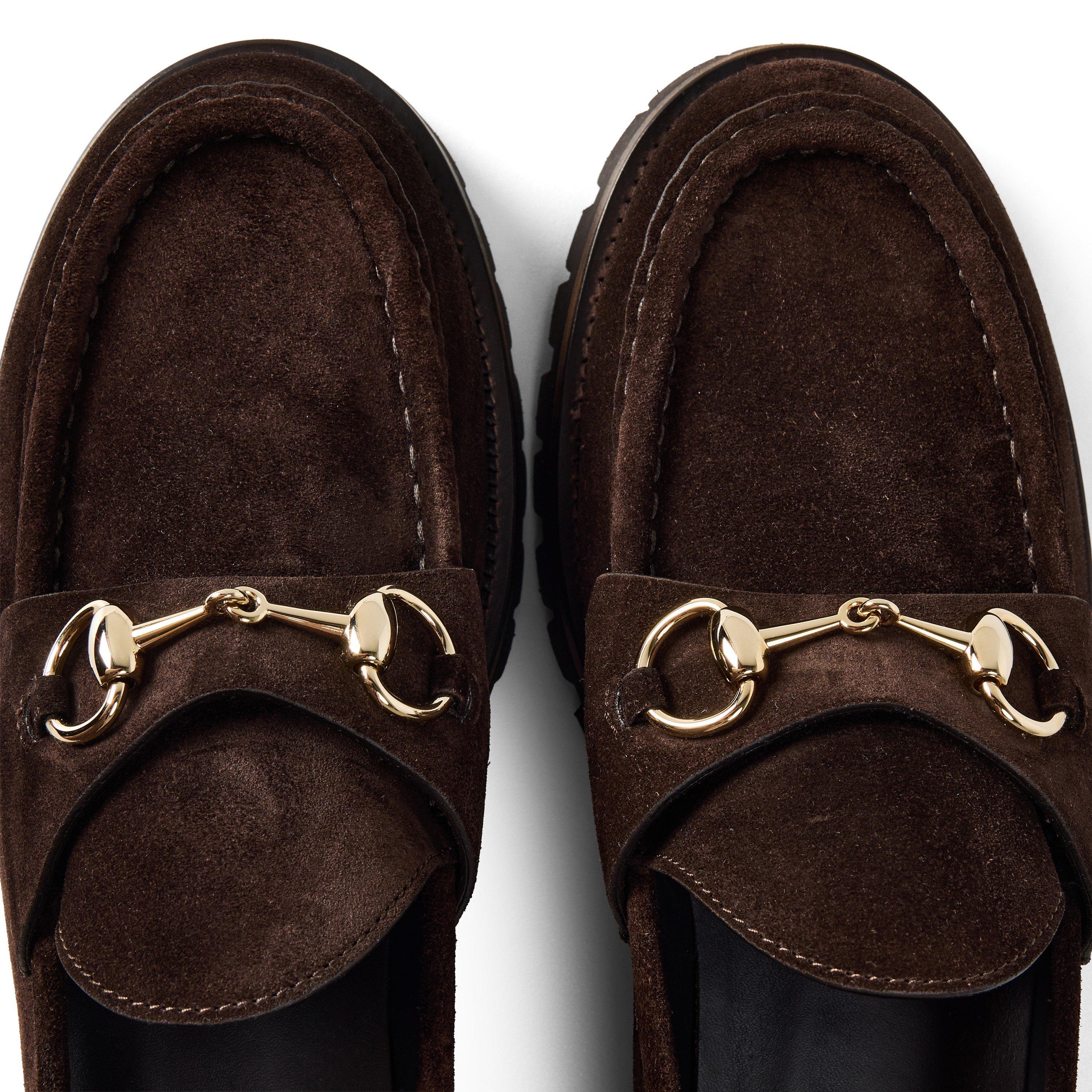 Brown - Gucci - Women's Horsebit Loafers - 3