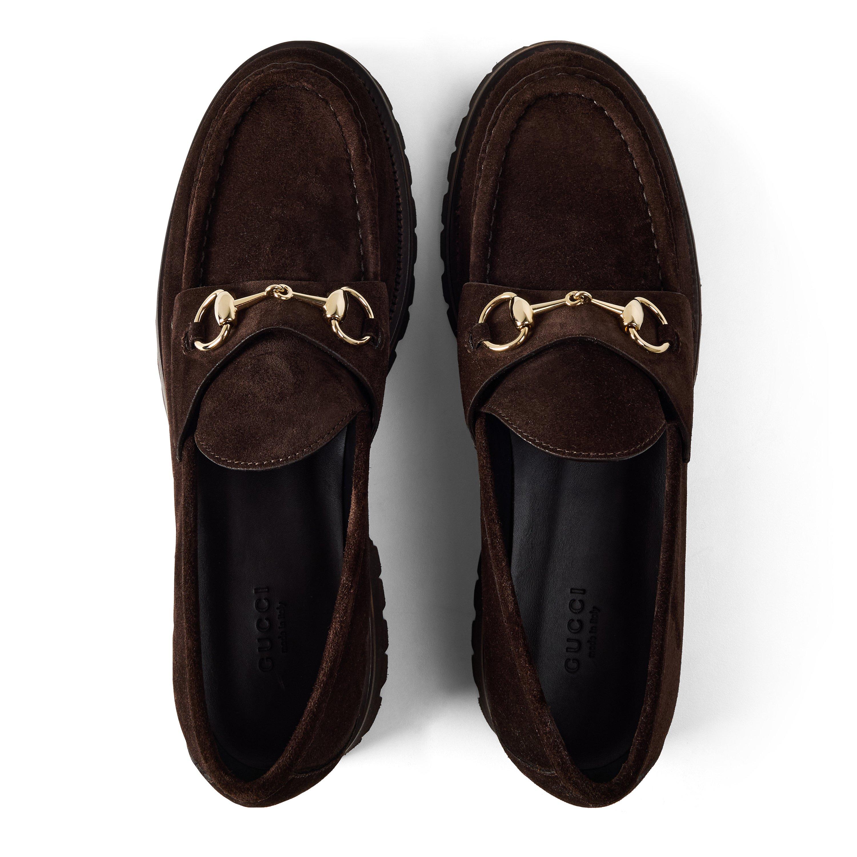 Brown - Gucci - Women's Horsebit Loafers - 4