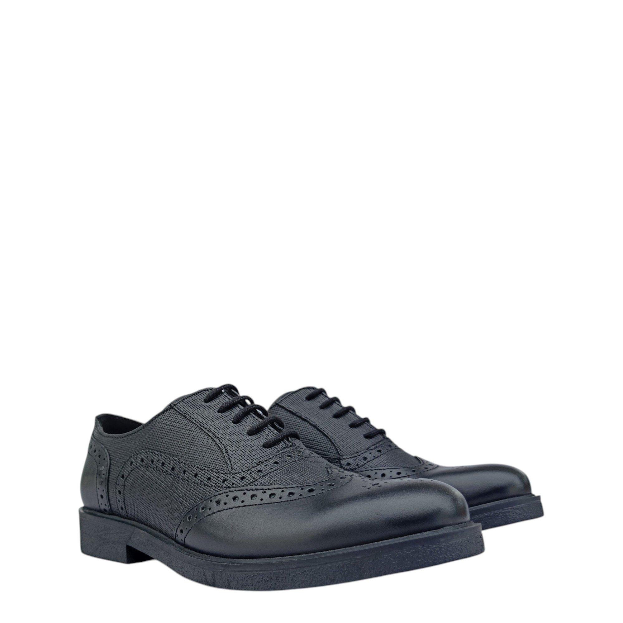 Black - Firetrap - Barbra Brogues - 3