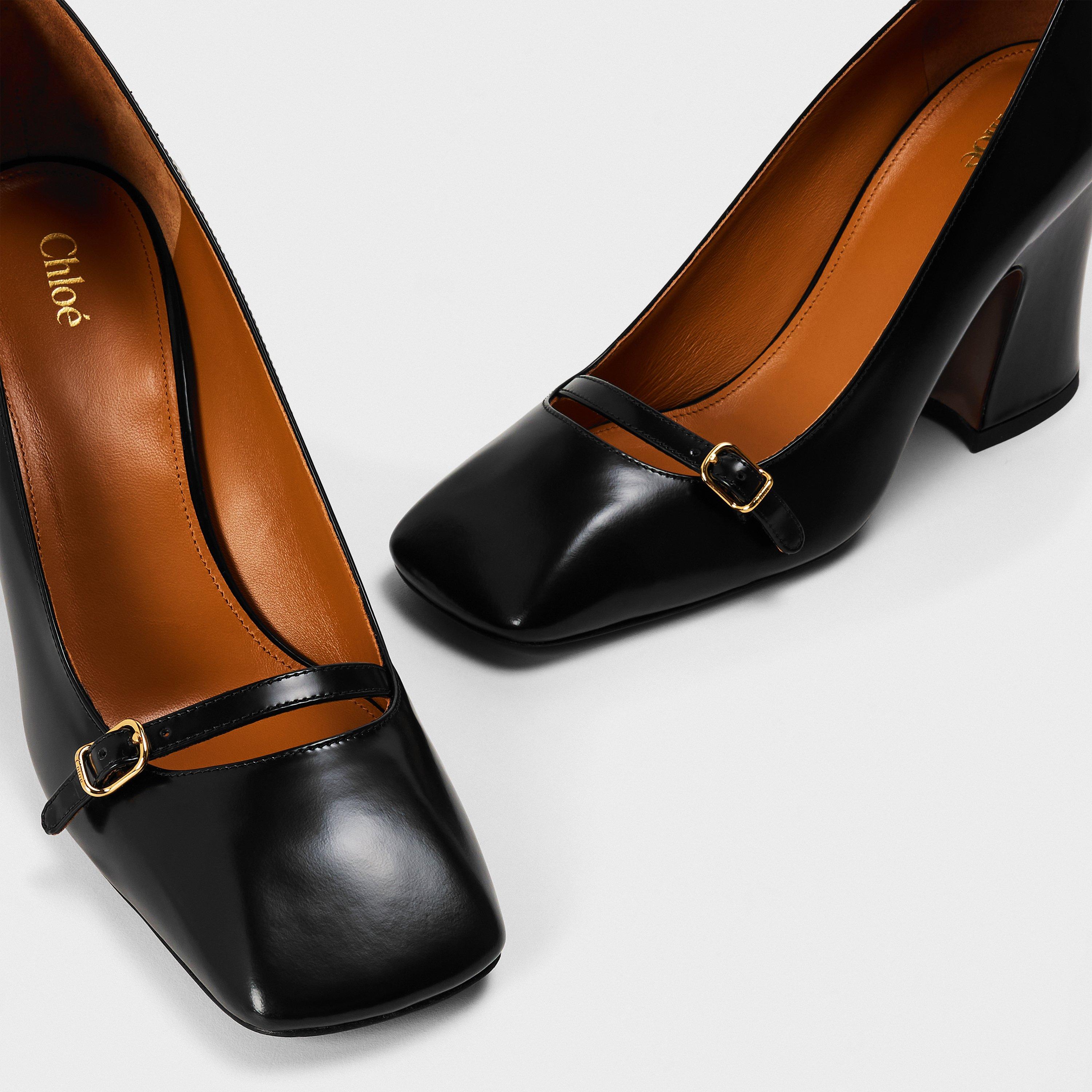 Black - Chloe - Women's Janis Mary Janes - 4