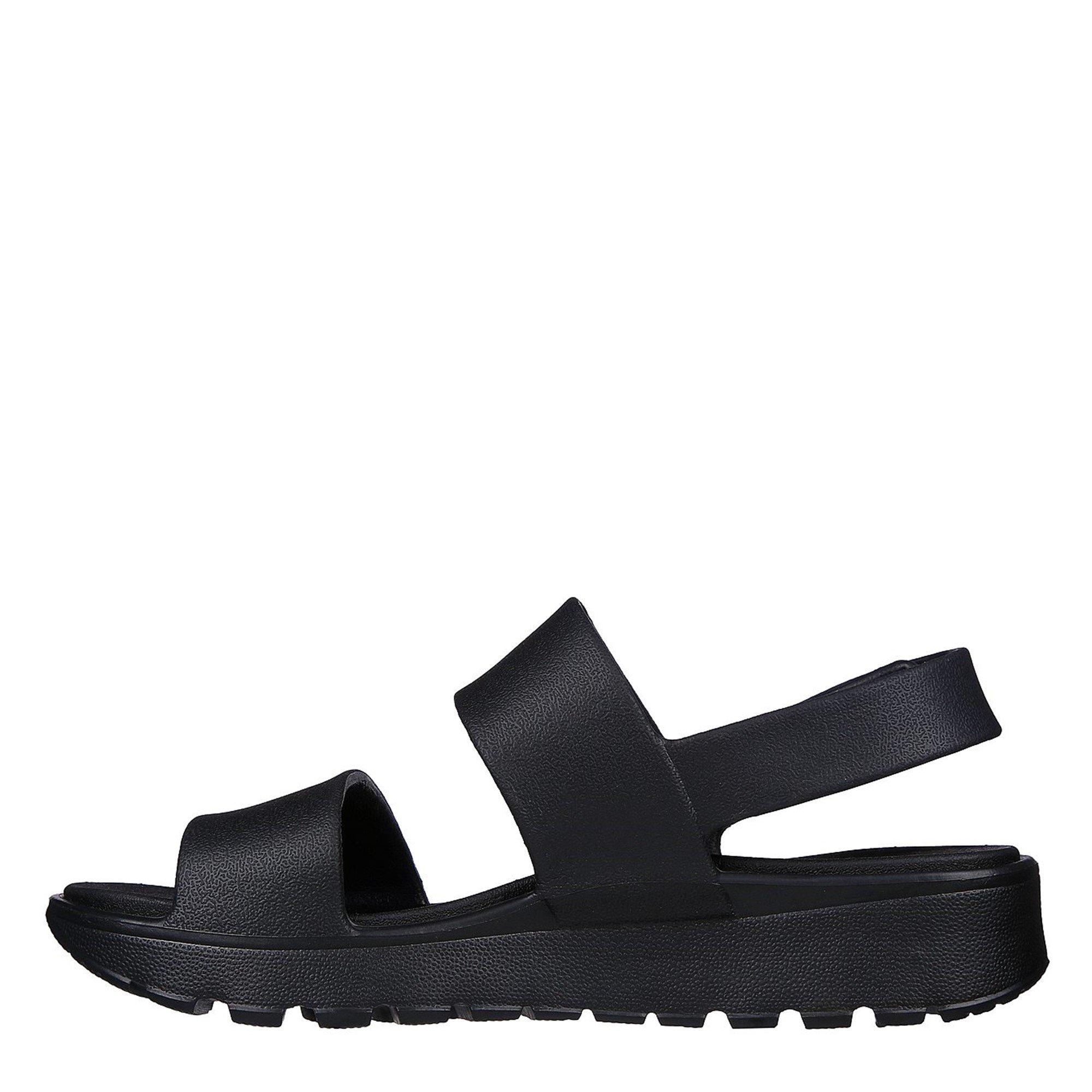 Preto - Skechers - Arch Fit Footsteps Heeled Sandals Womens - 2