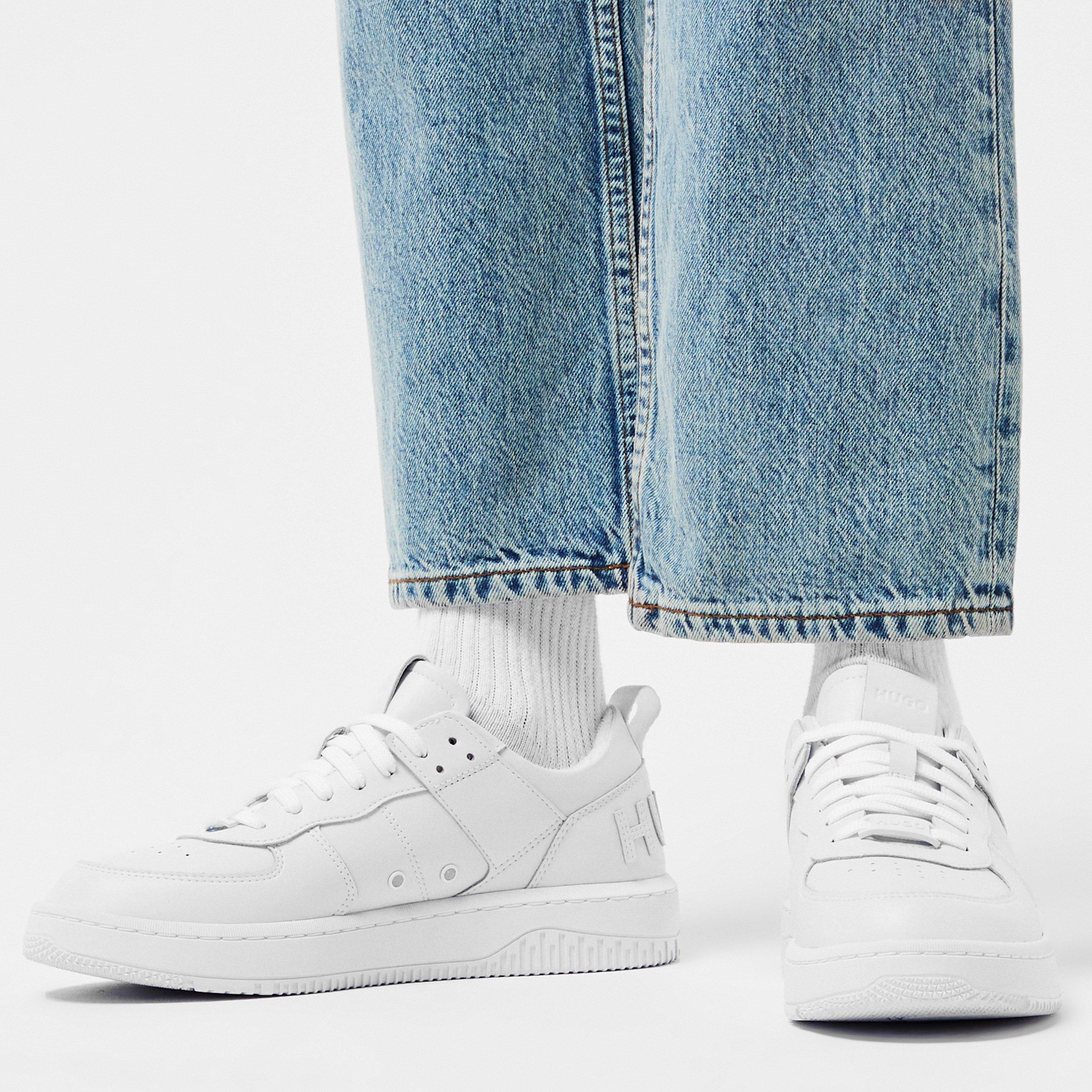 White - Hugo - Women's Kilian Derby Shoes - 3