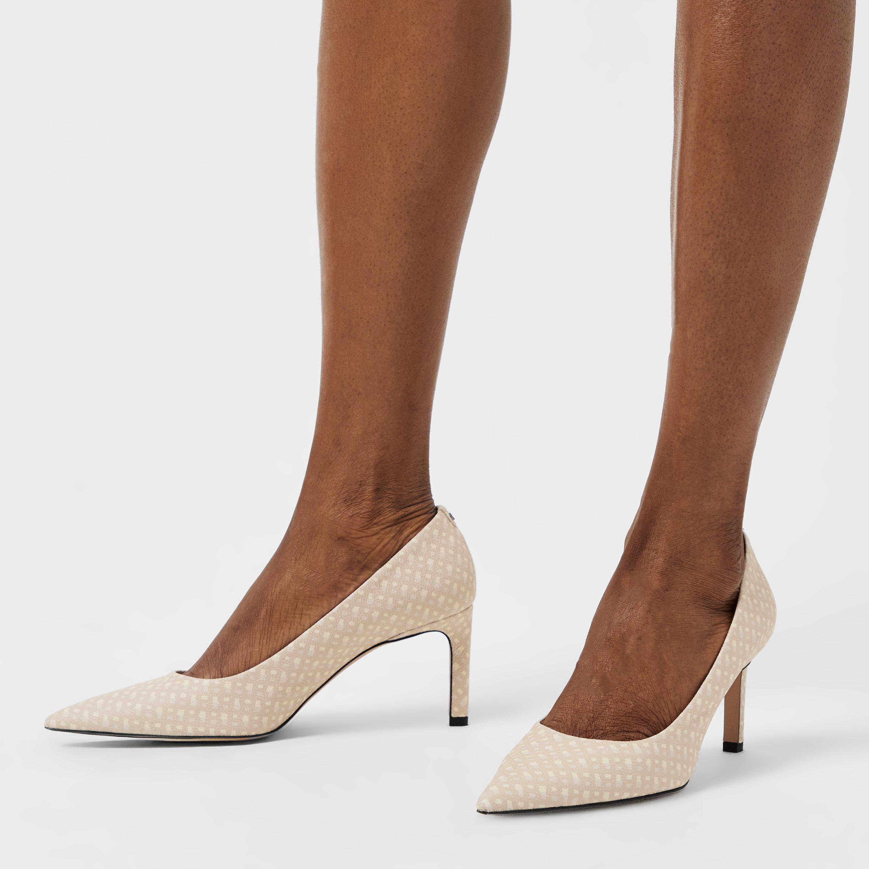 Light Beige - Boss - Women's Janet Pump Derby Shoes - 3