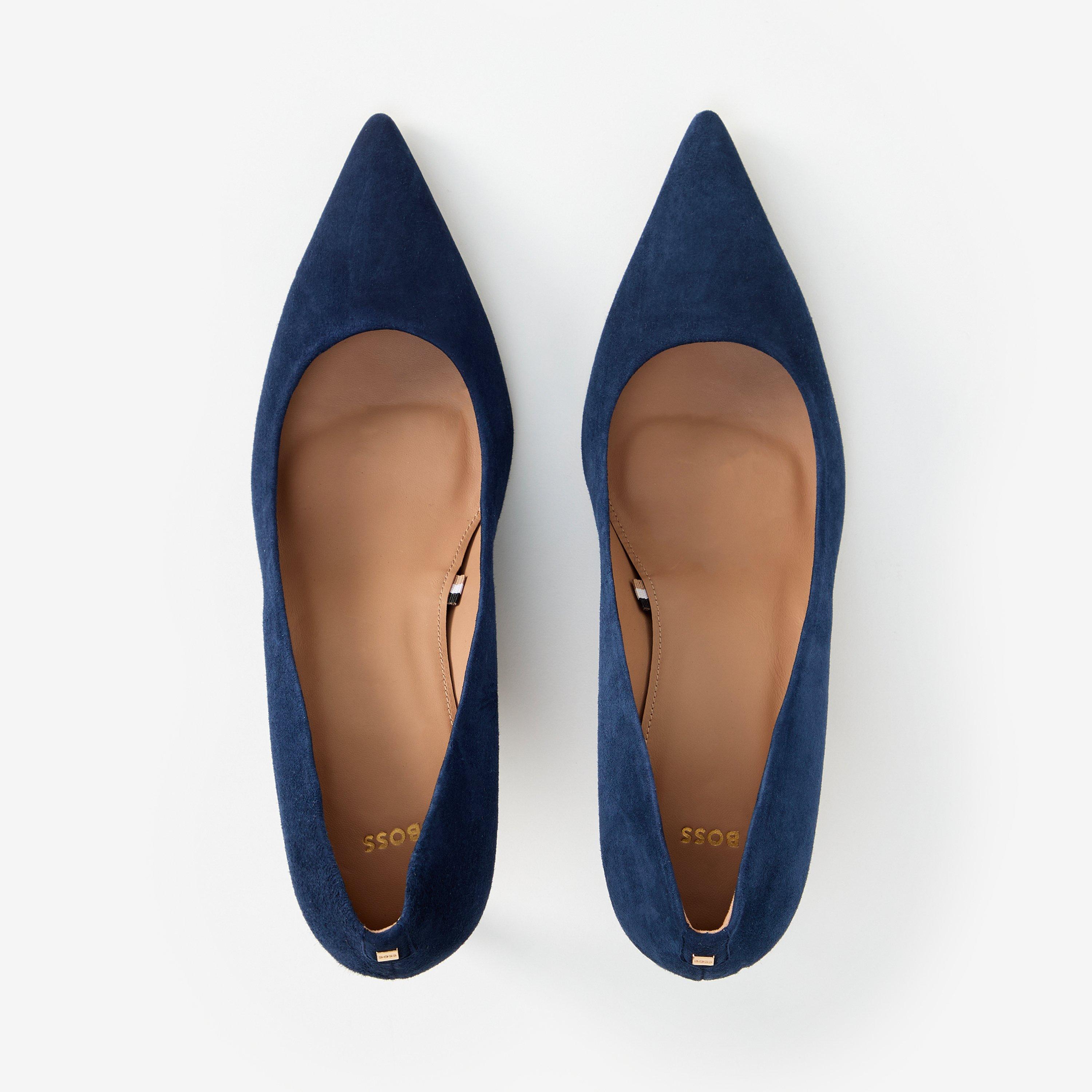 Dark Blue - Boss - Women's Derby Shoes - 5