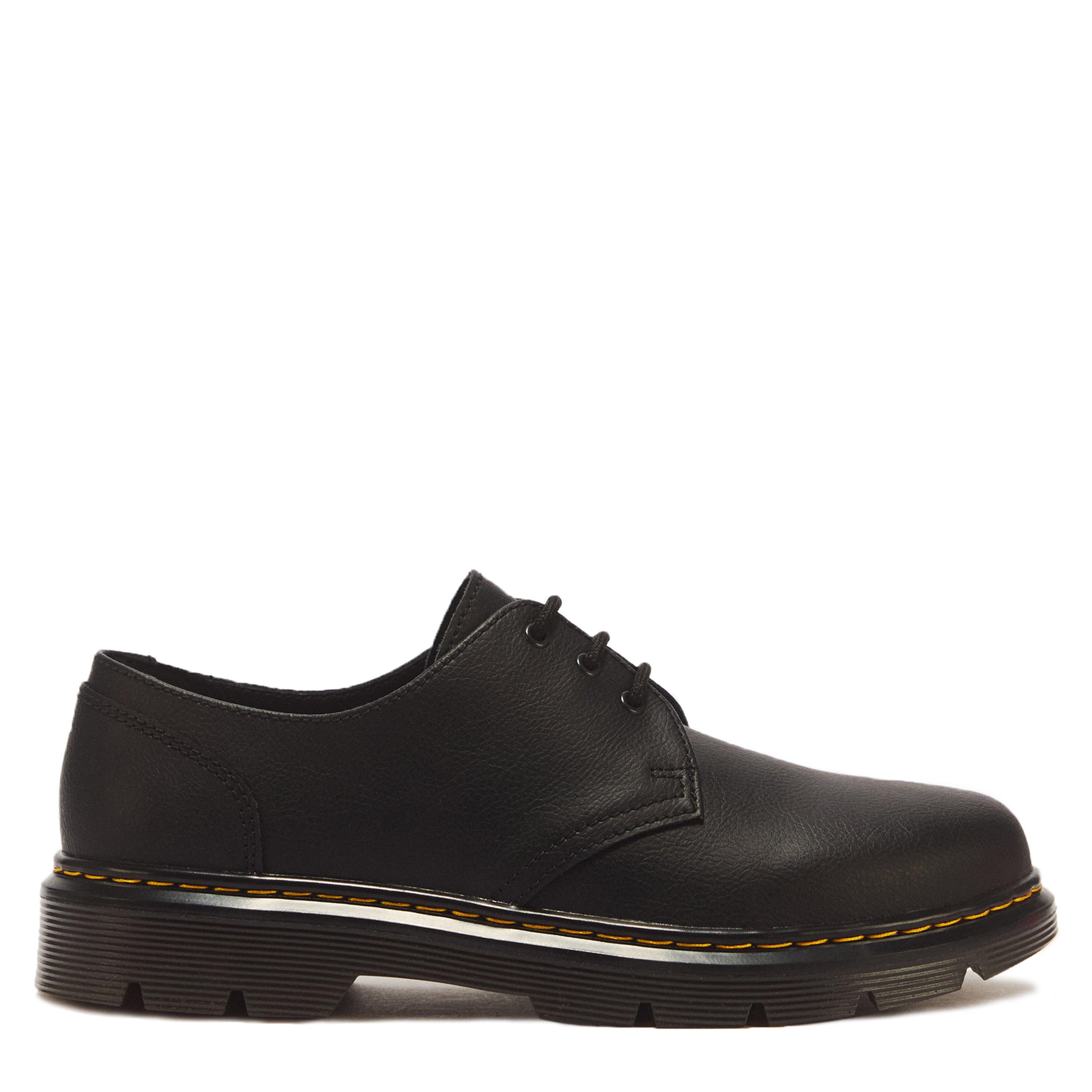 Black - Dr Martens - Aprile 3 Eye Lace up Shoe - 1