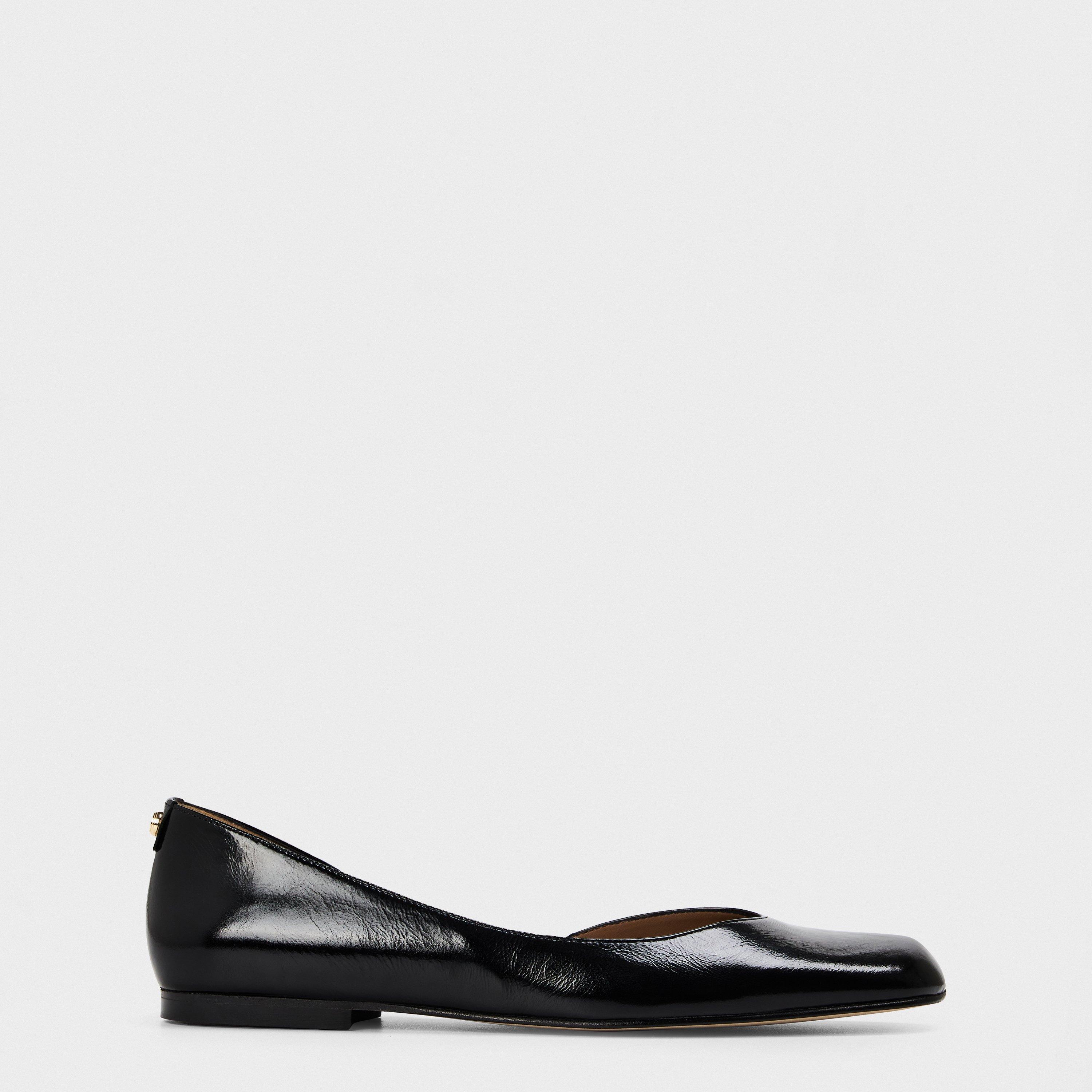 Black - Boss - Women's Rose Ballerina Design Shoes - 1