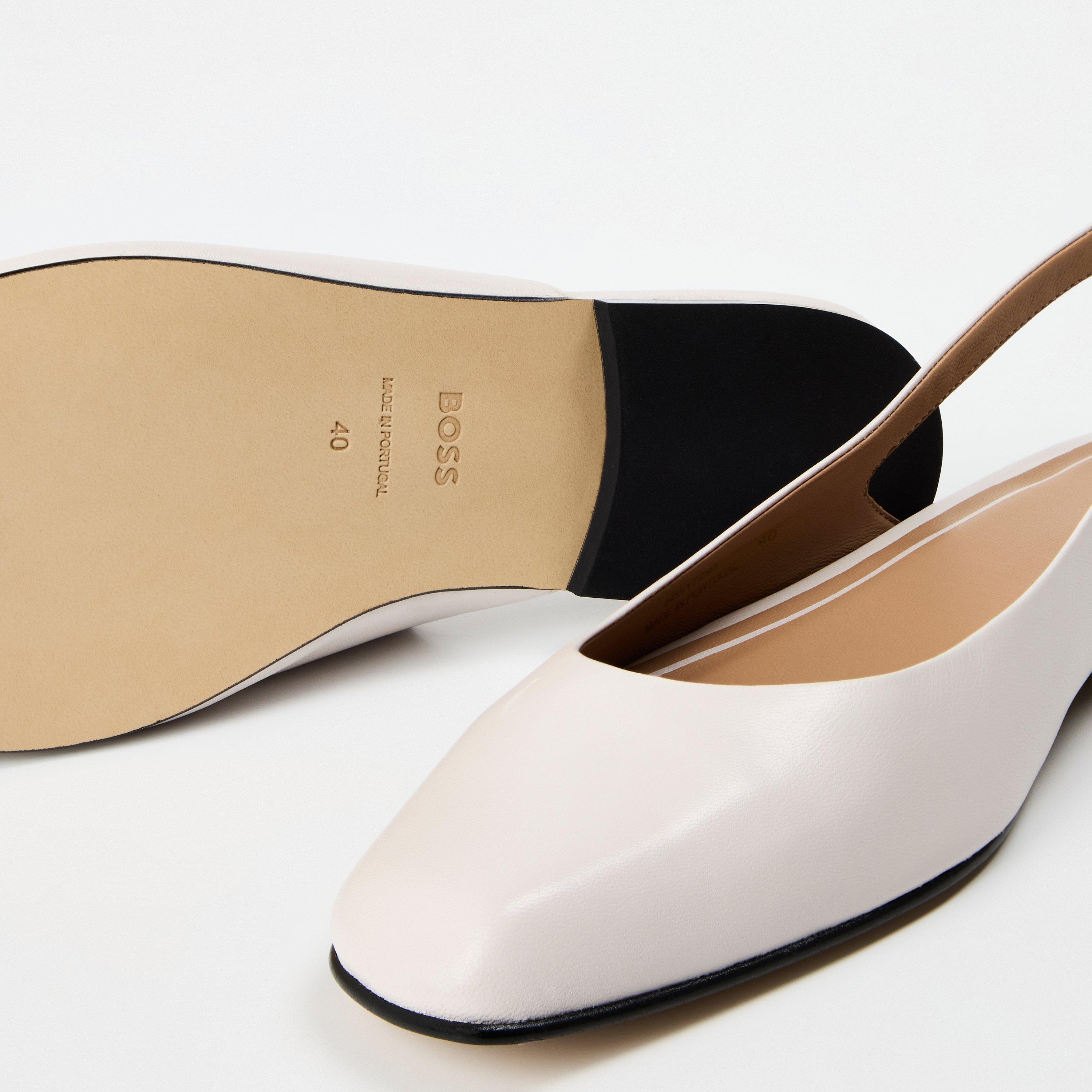 Natural - Boss - Women's Rose Ballerina Design Shoes - 4