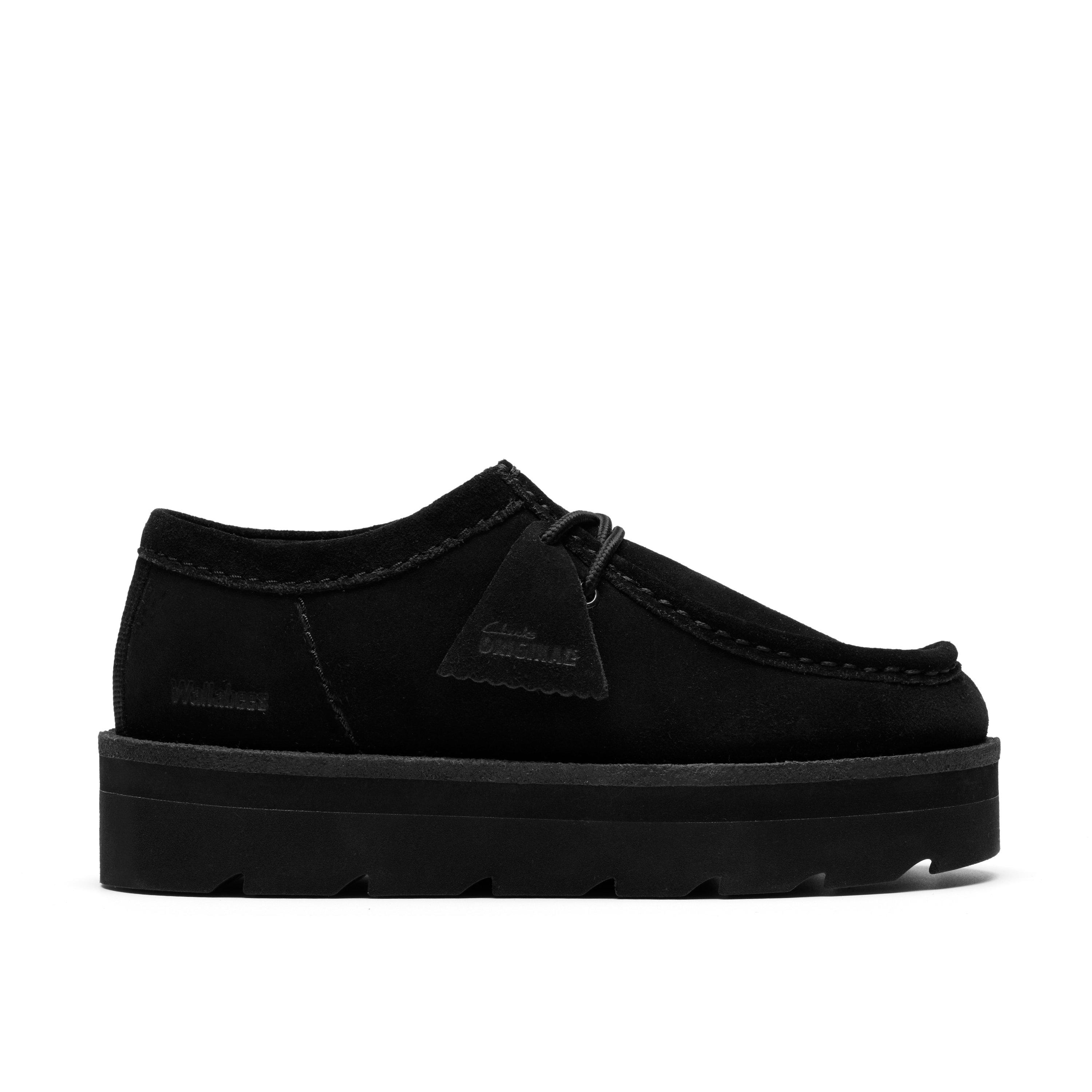 Clarks Originals Women's Meare Walla Moc Toe Formal Shoes - Black Suede - 4 (37)