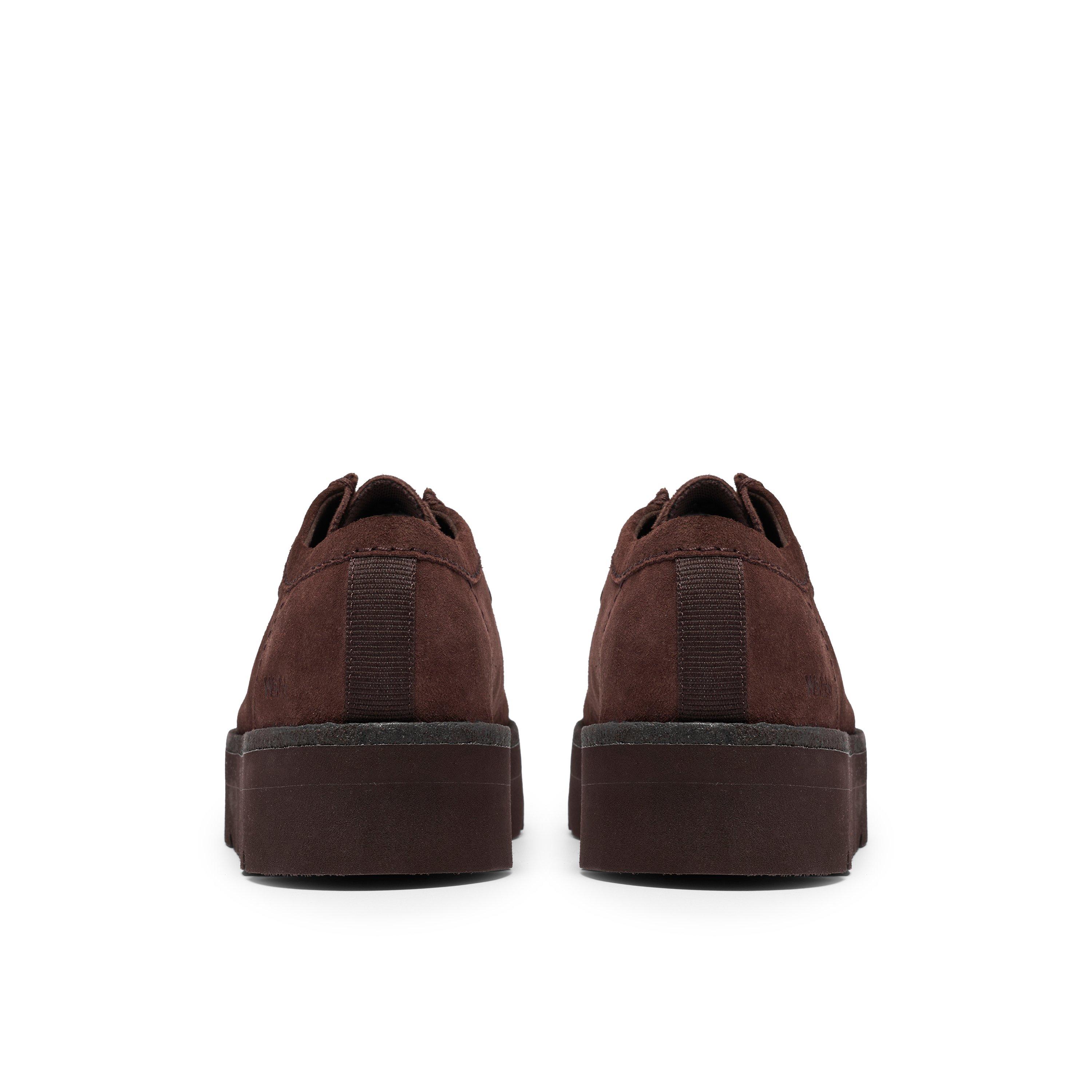 Chocolate Sue - Clarks Originals - Women's Meare Walla Moc Toe Formal Shoes - 5
