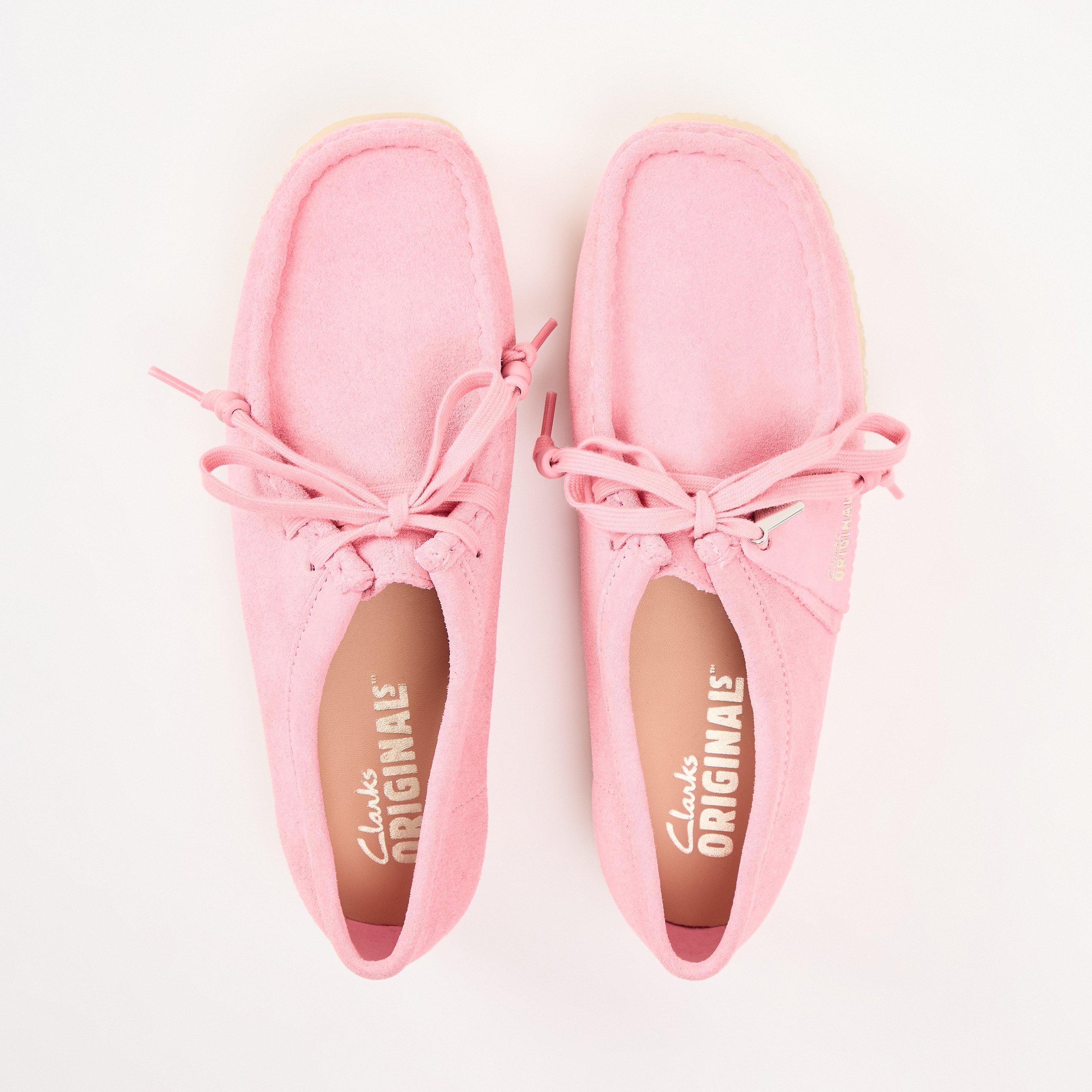 Candy Pink - Clarks Originals - Clarks Wallabee Ld00 - 4