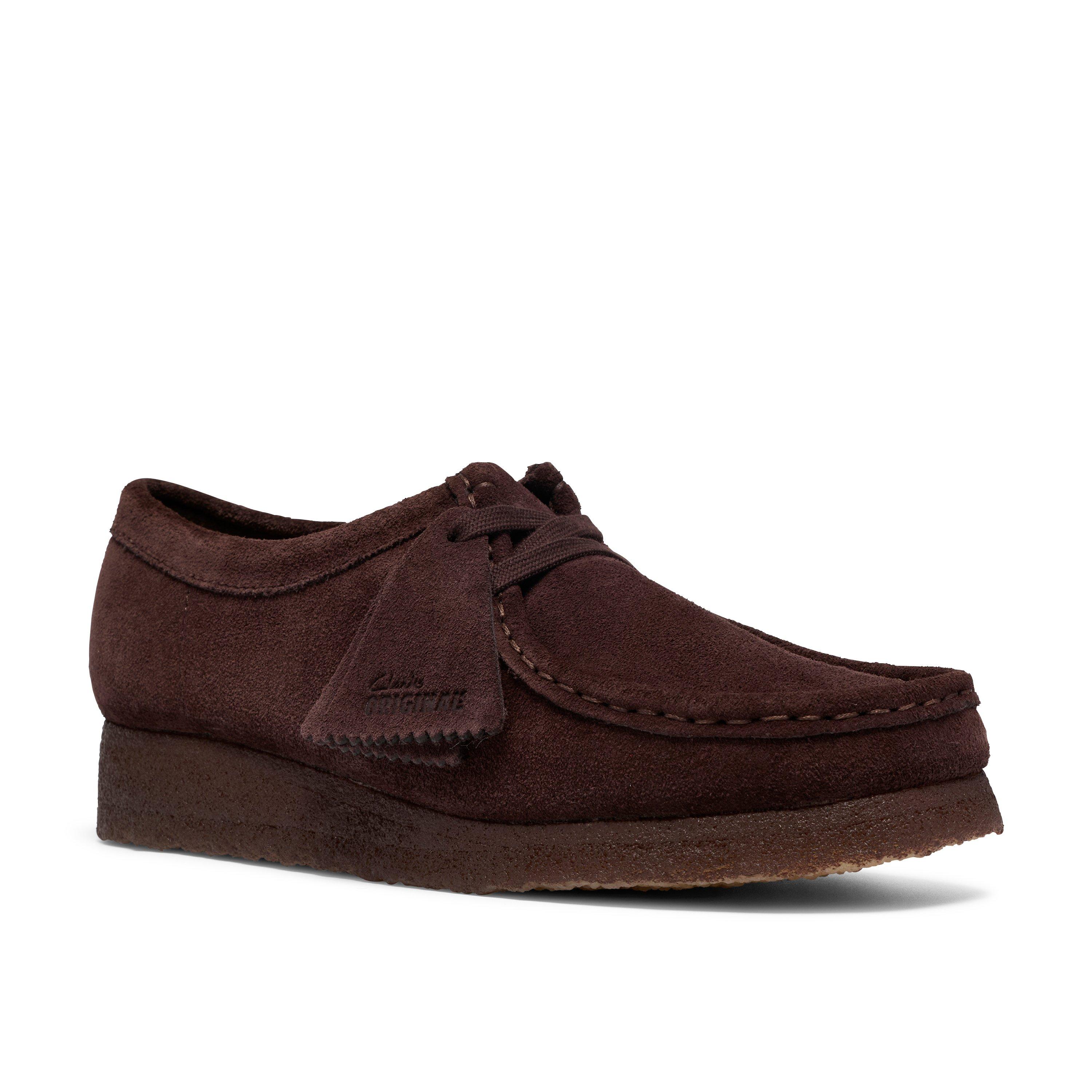Chocolate Sue - Clarks Originals - Women's Wallabee Moc Toe Formal Shoes - 7