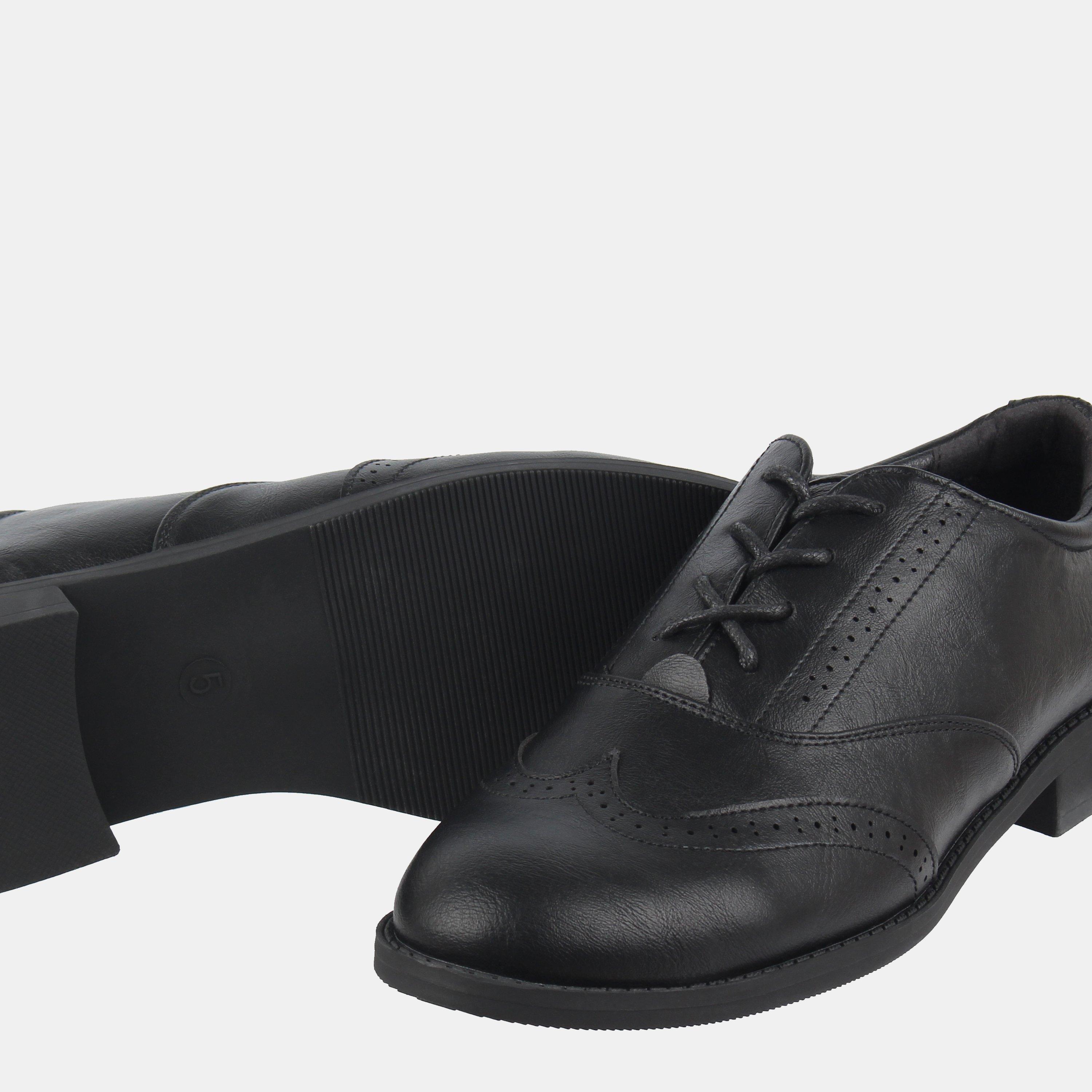 Black - Miso - Bobbi Brogues Ladies - 5