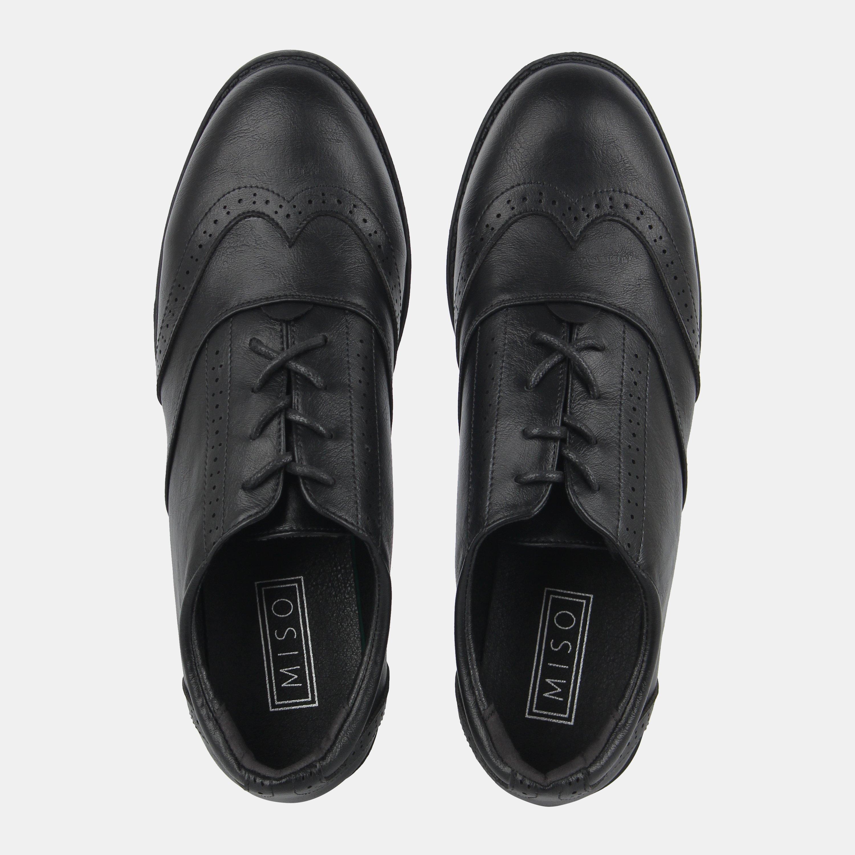 Black - Miso - Bobbi Brogues Ladies - 6