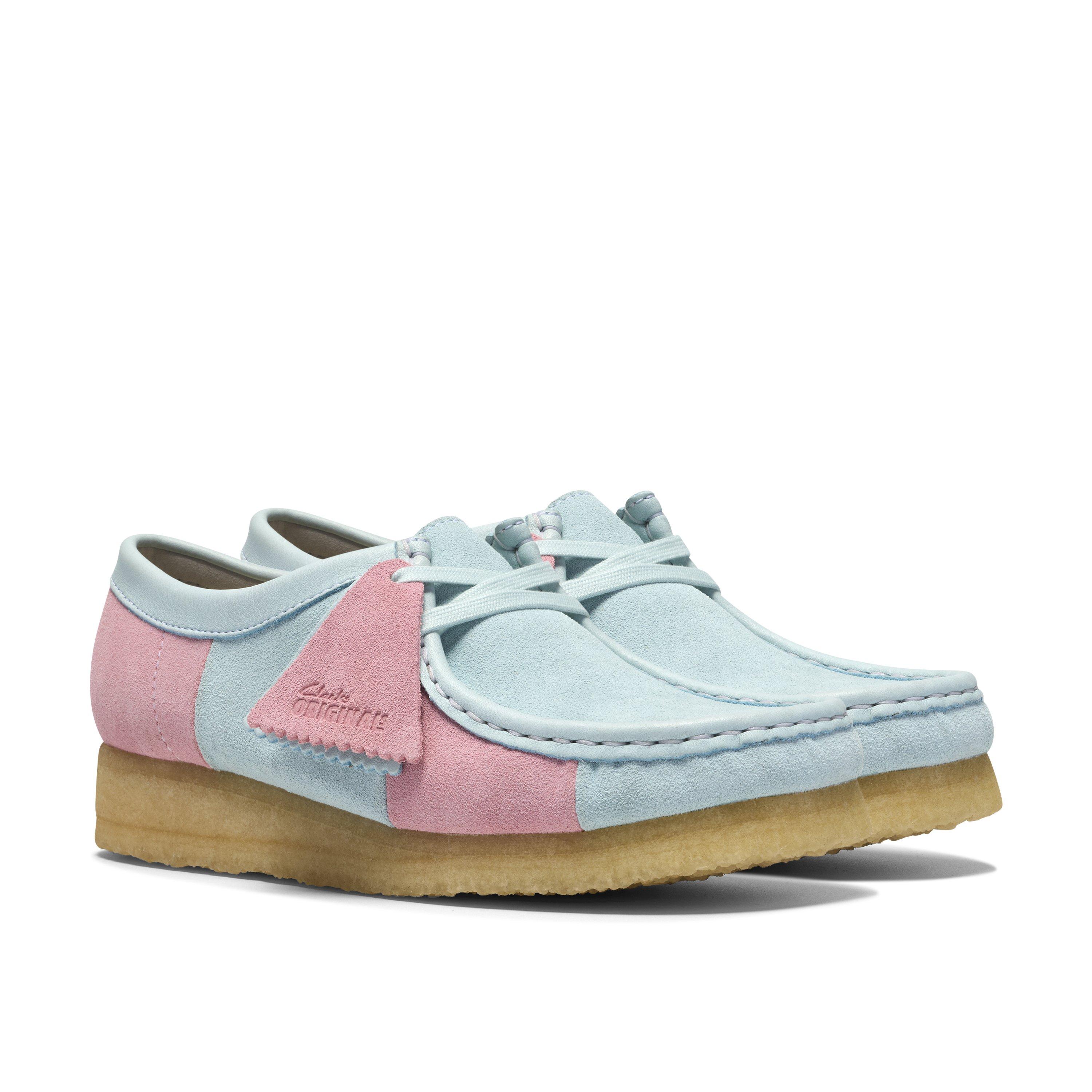 Blue Stripe - Clarks Originals - Clarks Wallabee Prnt Ld62 - 4